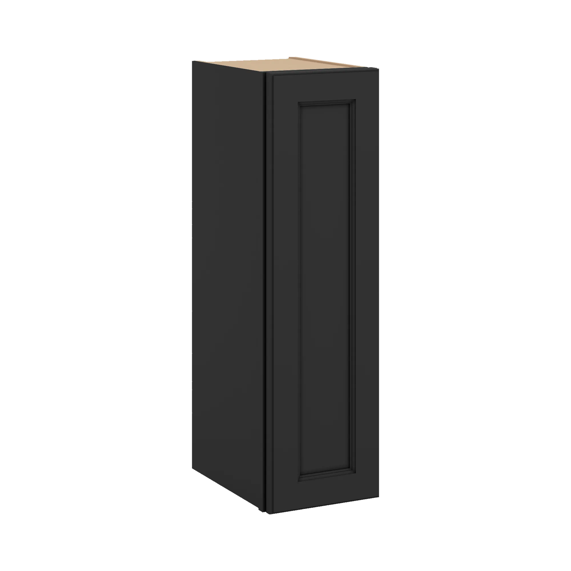 J&K Charcoal E2 Single Door Wall Cabinet - 09" W x 30" H