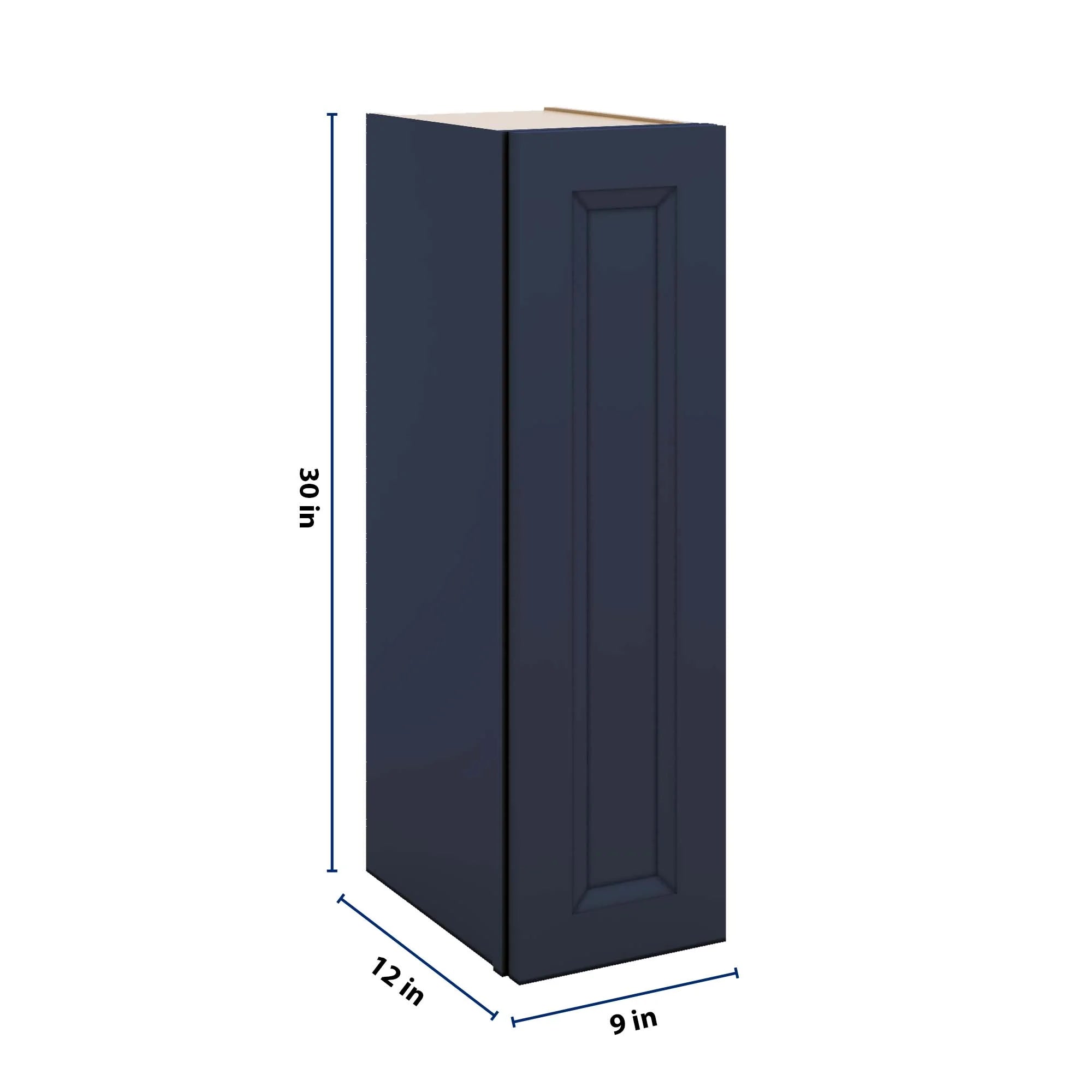 J&K Naval B7 Single Door Wall Cabinet - 09" W x 30" H