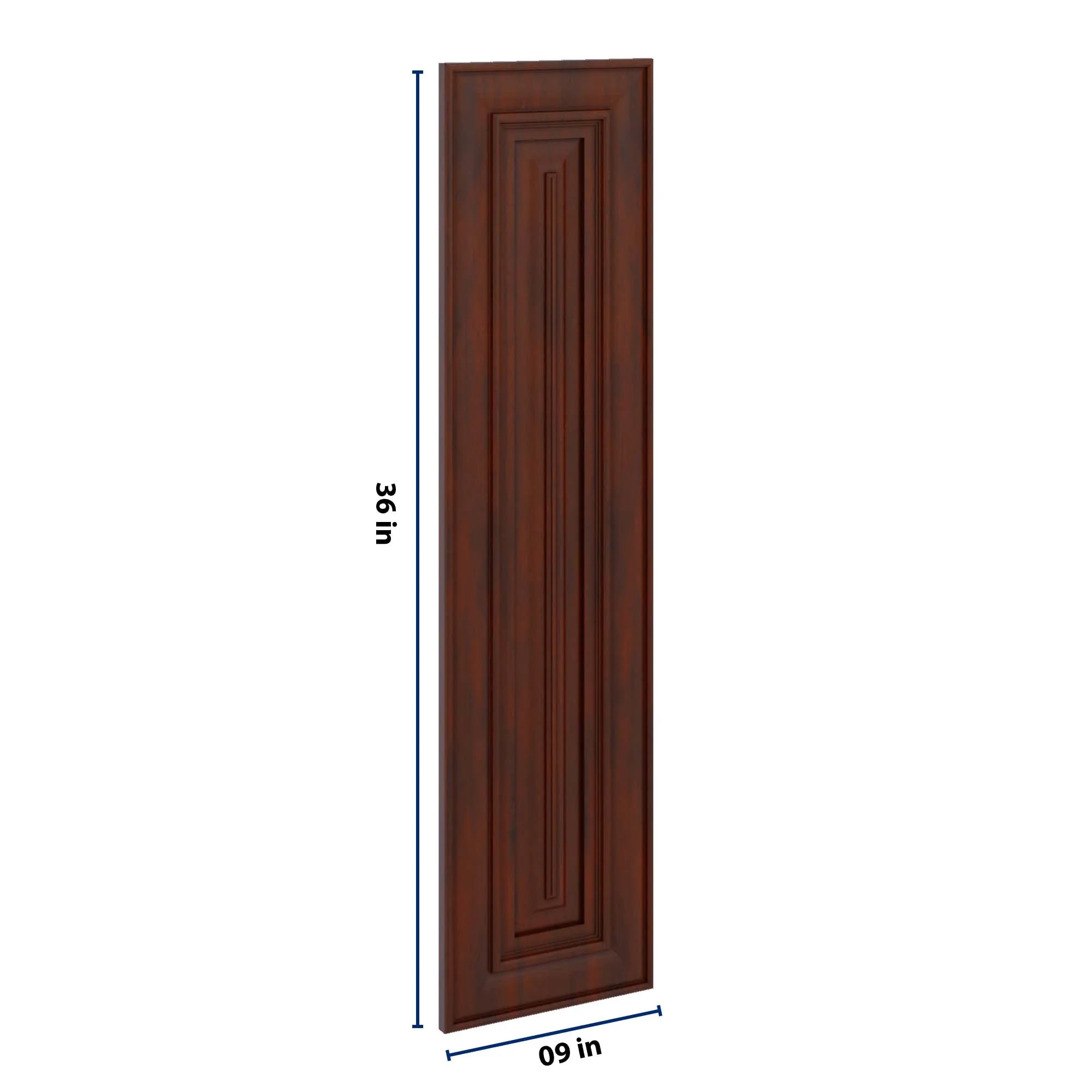 J&K Mahogany J5 Dummy Door Panel 09" W x 36" H