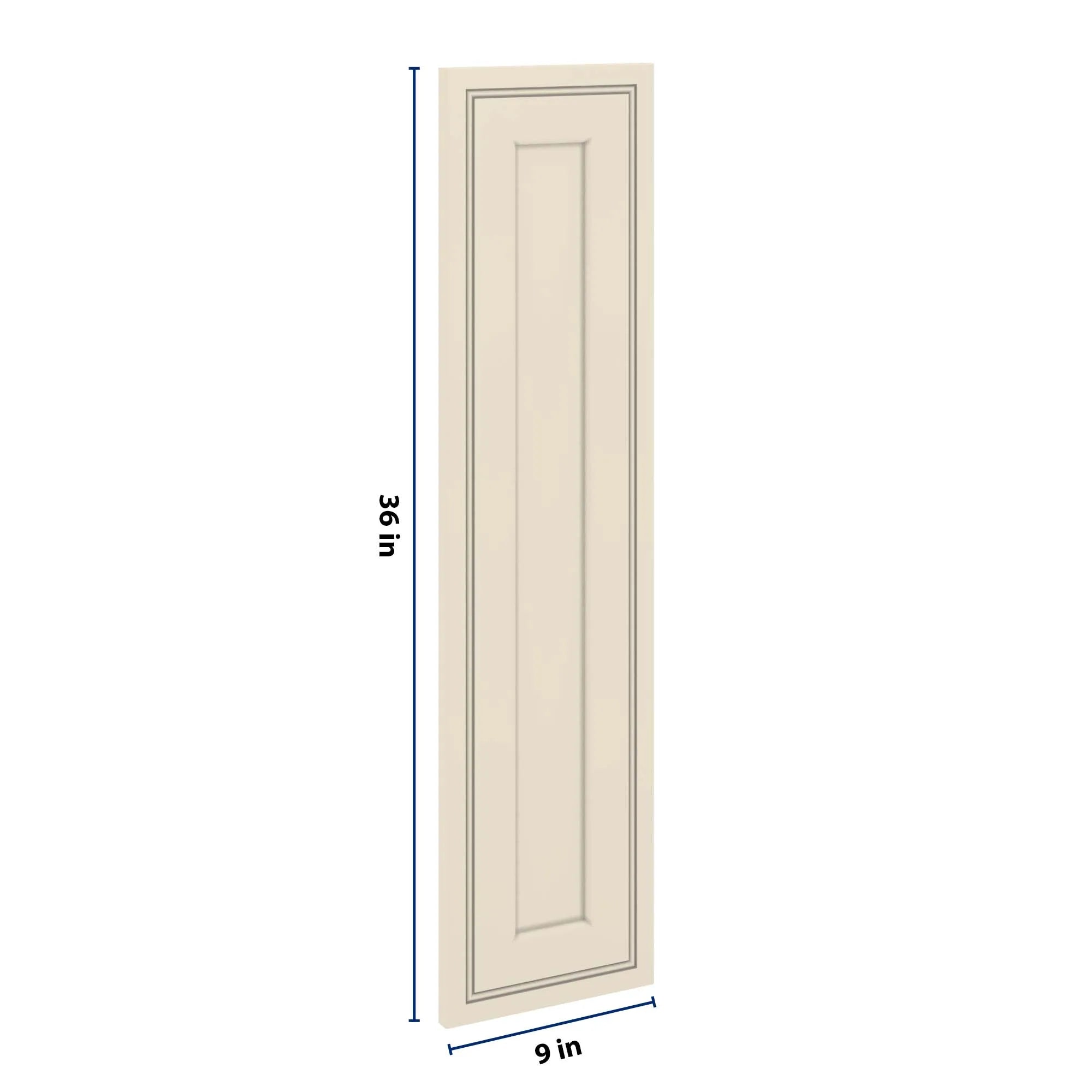 J&K Pearl Glazed H9 Dummy Door Panel 09" W x 36" H