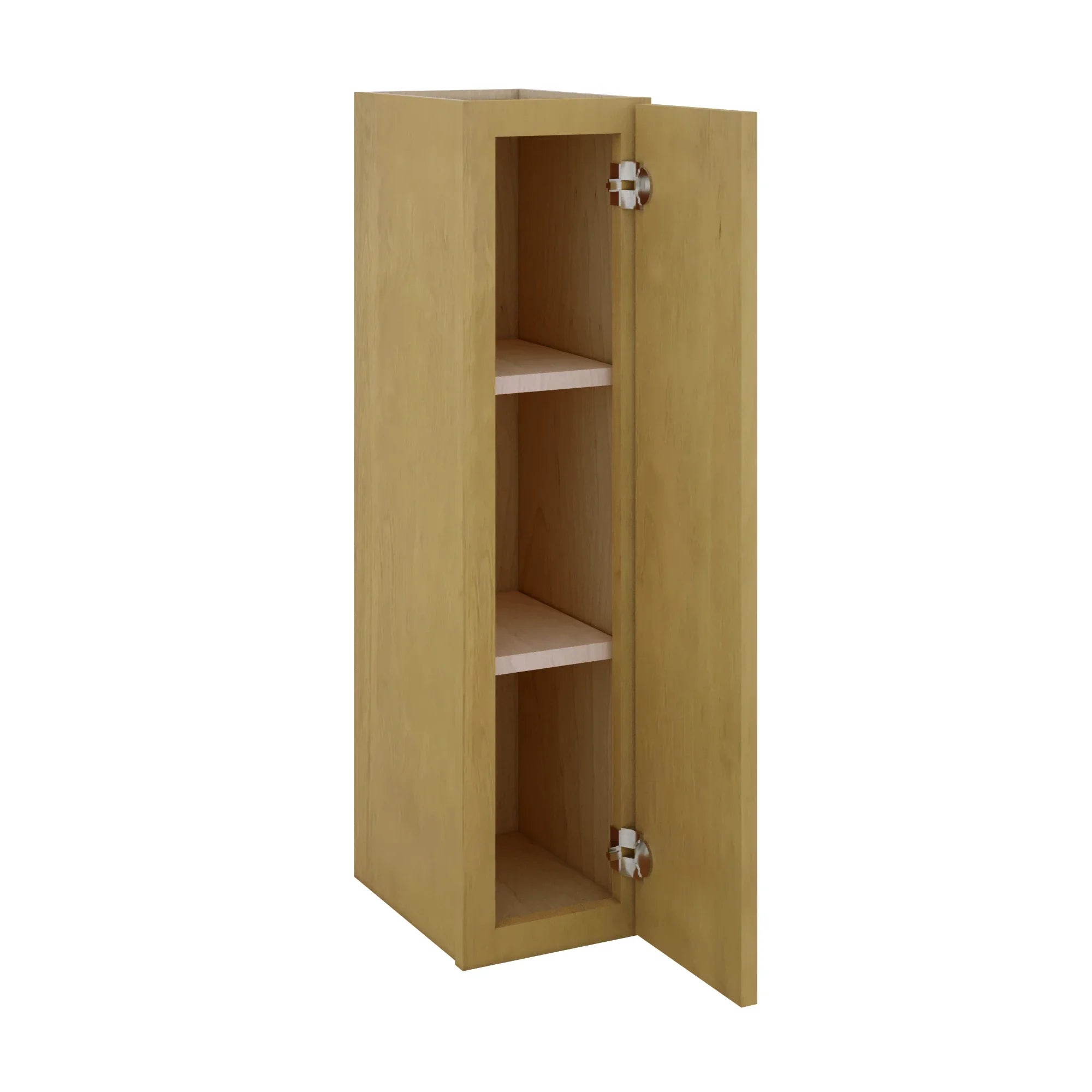 Modernform Cabinet Natural Shaker 09" W X 36" H X 12" D Single Door Wall Cabinet