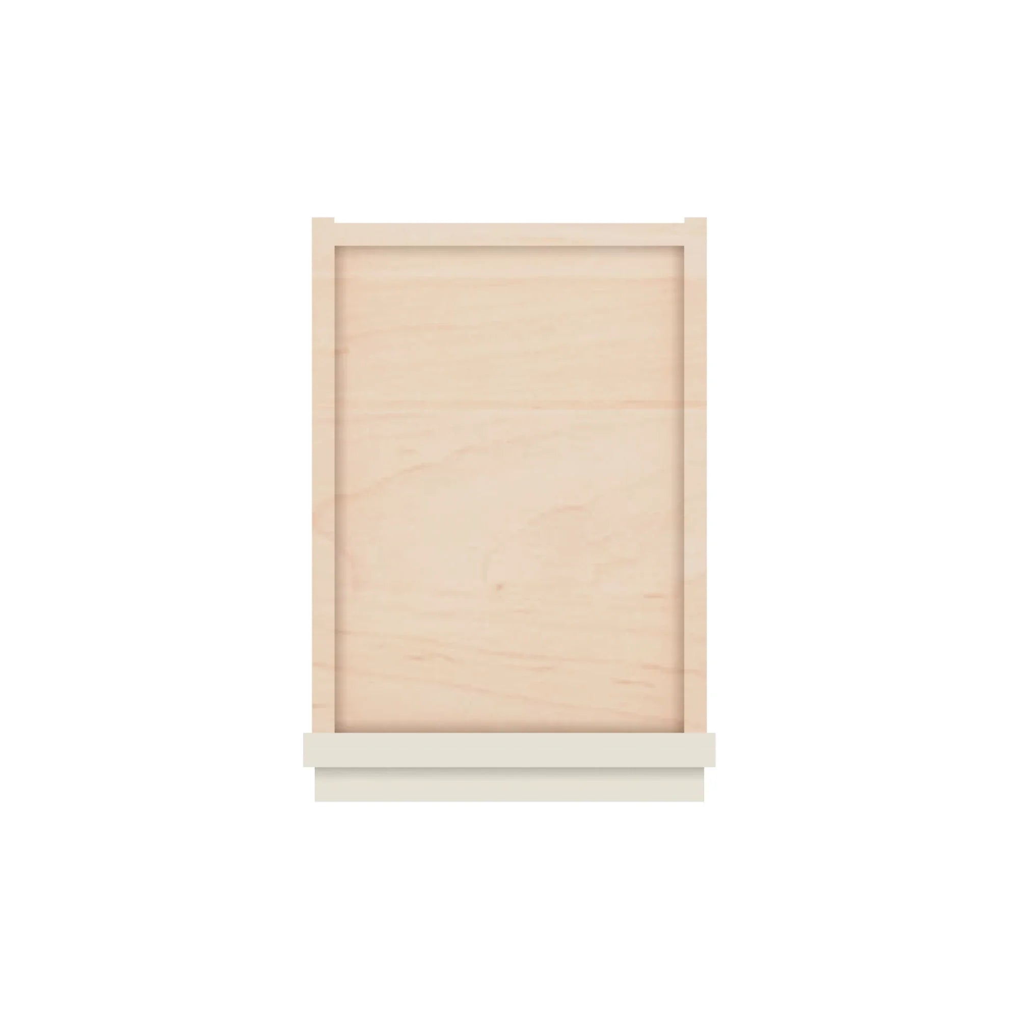 Modernform Cabinet Slim Dove White 09" W X 36" H X 12" D Single Door Wall Cabinet