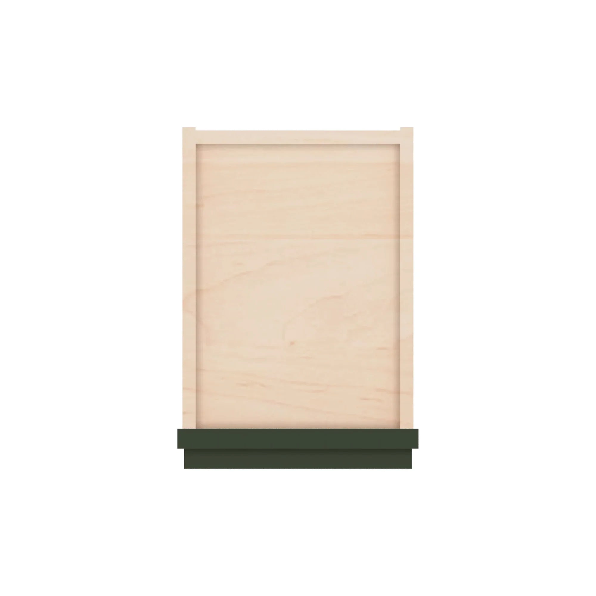 Modernform Cabinet Slim Sage Green 09" W X 36" H X 12" D Single Door Wall Cabinet