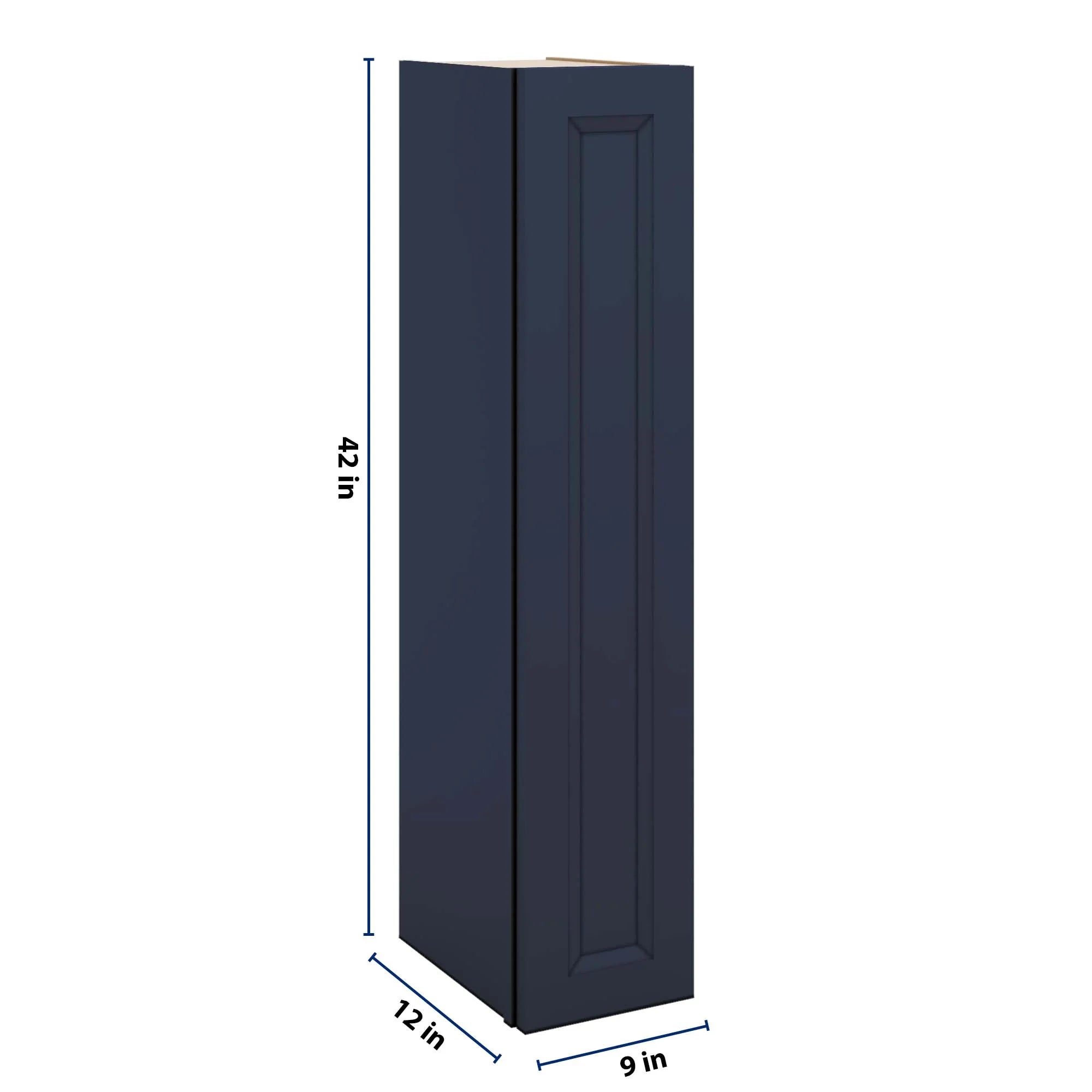 J&K Naval B7 Single Door Wall Cabinet - 09" W x 42" H