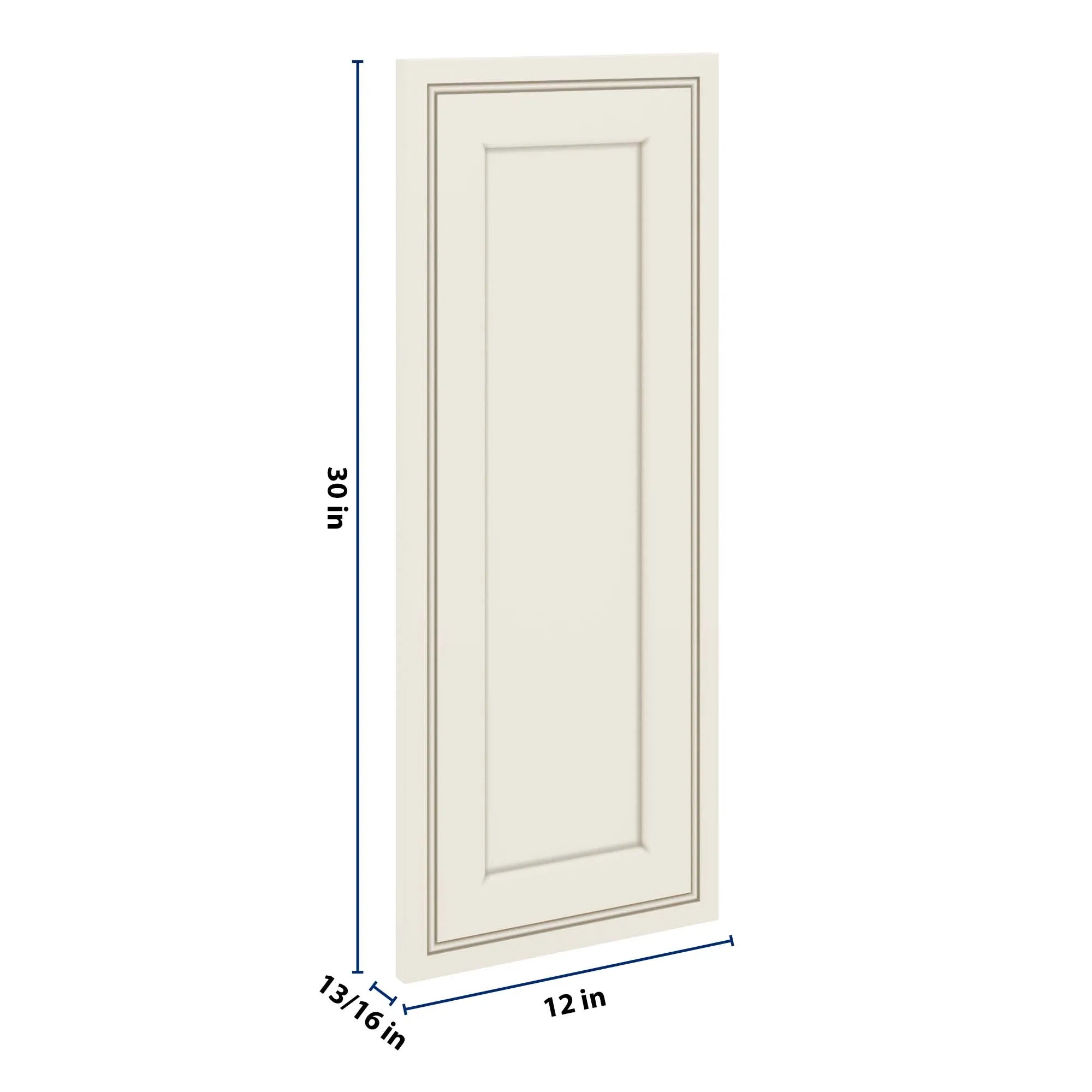 J&K Pearl Glazed H9 Dummy Door Panel 12" W x 30" H