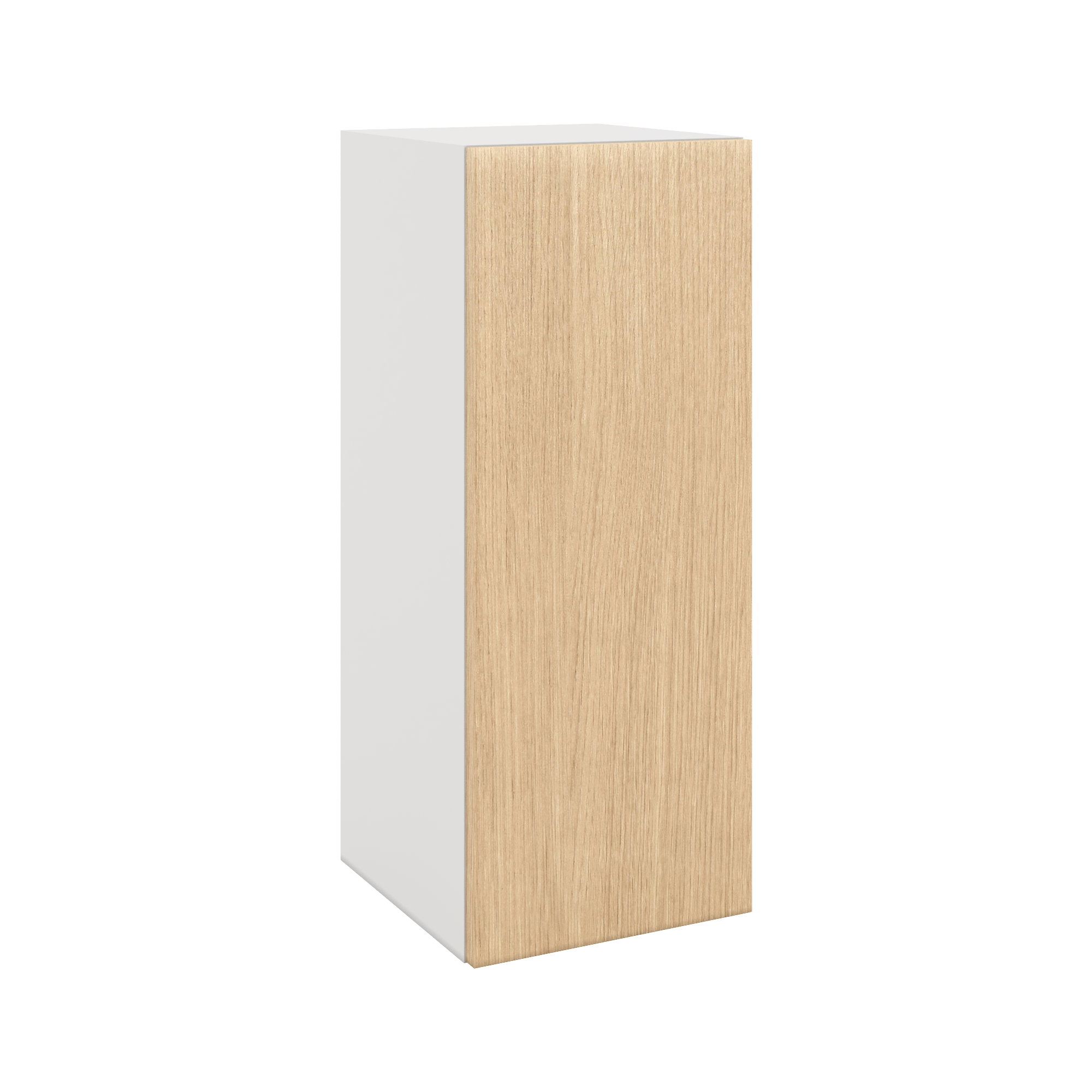 Modernform Cabinet Natural Oak 12" W X 30" H X 12" D Single Door Wall Cabinet