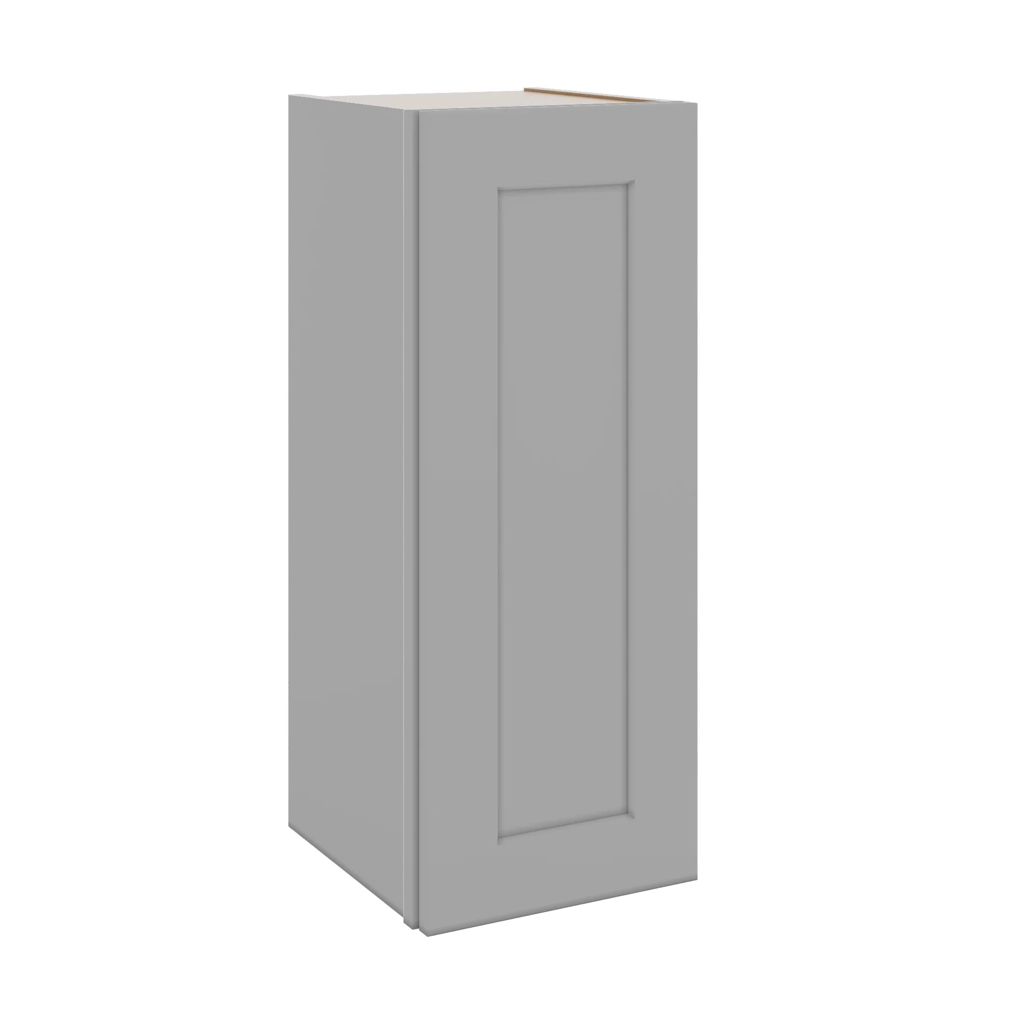J&K Castle Grey S5 Single Door Wall Cabinet - 12" W x 30" H