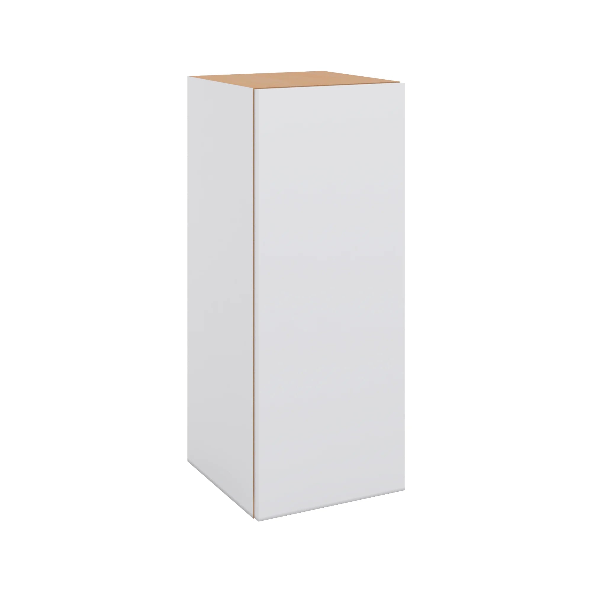 Modernform Cabinet Matte White 12" W X 30" H X 12" D Single Door Wall Cabinet