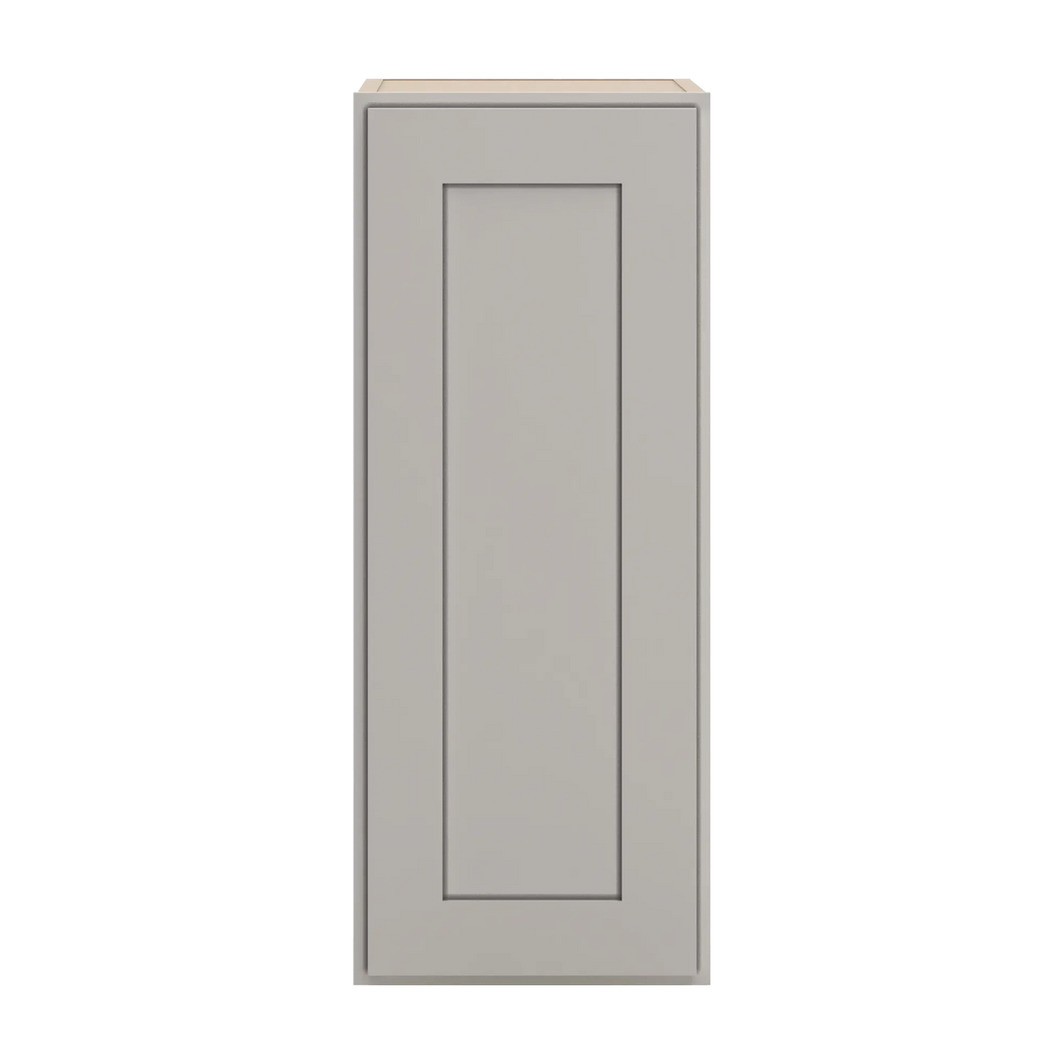 cnc luxor 5 piece misty grey 12 w x 30 h single door wall cabinet