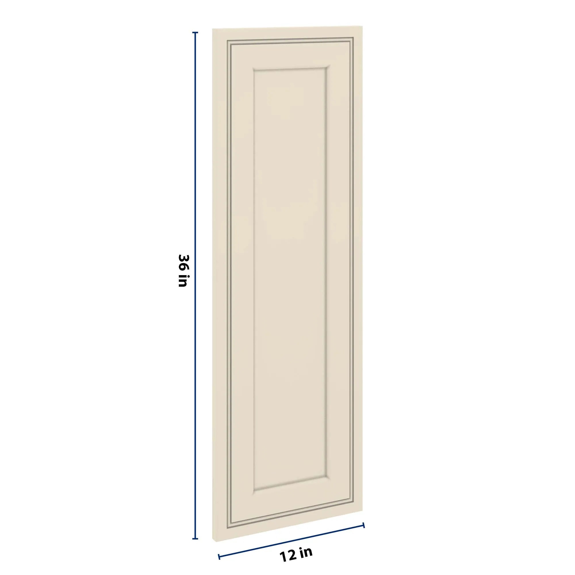 J&K Pearl Glazed H9 Dummy Door Panel 12" W x 36" H