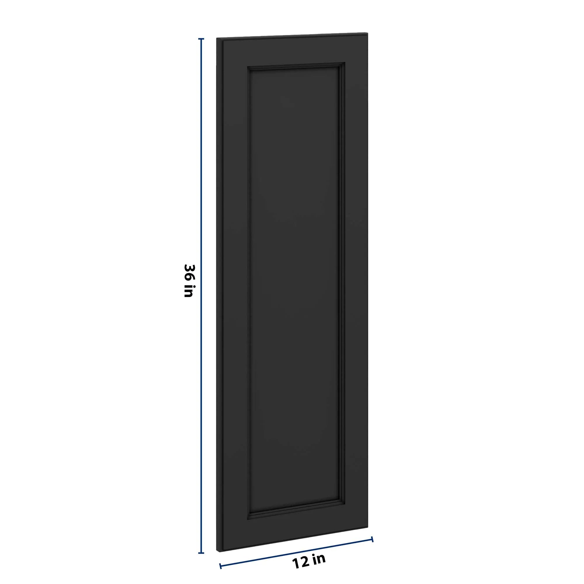 J&K Charcoal E2 Dummy Door Panel 12" W x 36" H