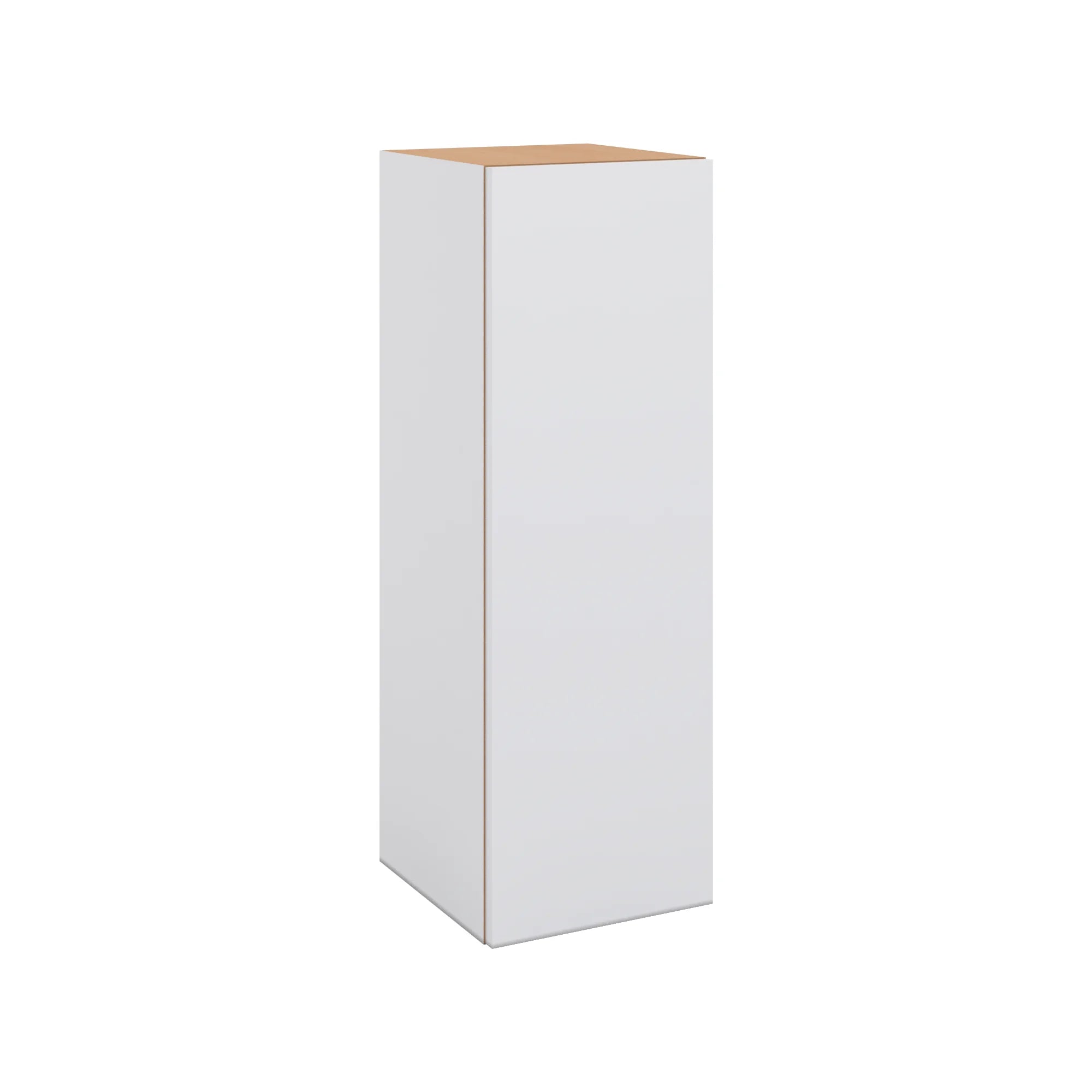 Modernform Cabinet Matte White 12" W X 36" H X 12" D Single Door Wall Cabinet