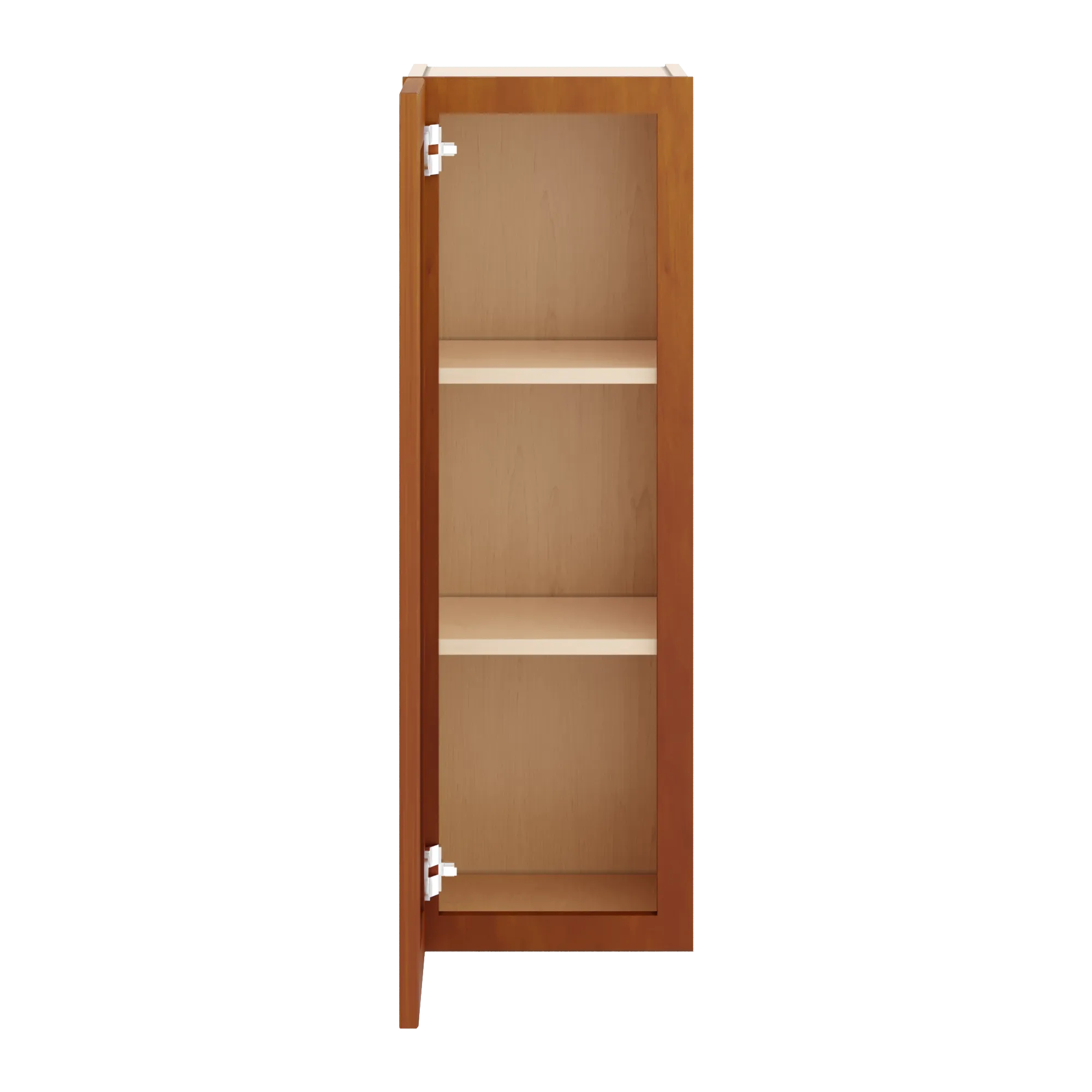 j k mocha glazed k10 single door wall cabinet 12 w x 36 h
