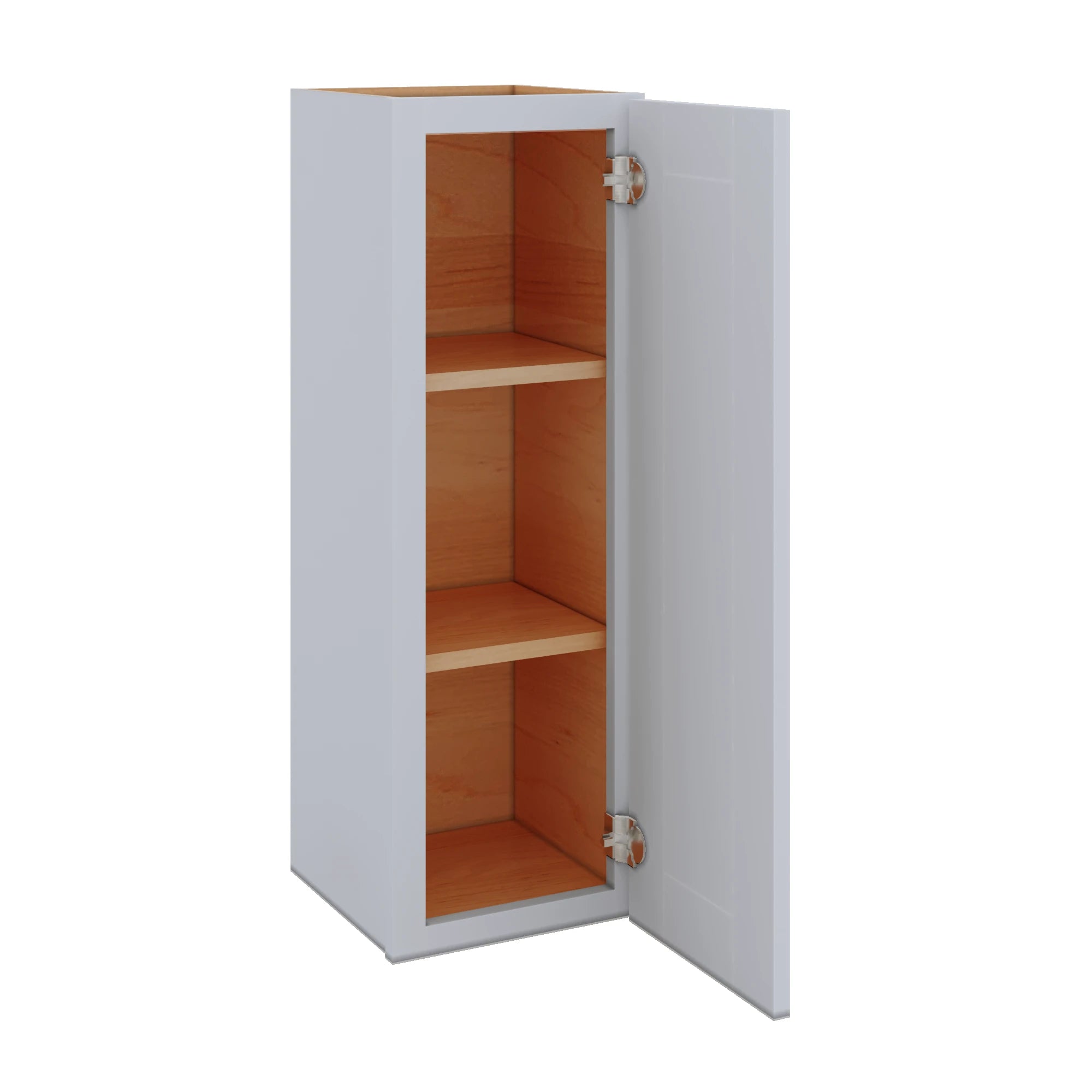 Modernform Cabinet Grey Shaker 12" W X 36" H X 12" D Single Door Wall Cabinet