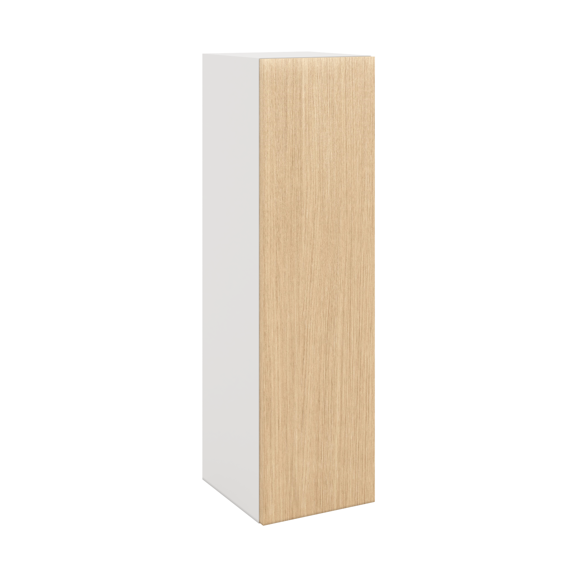Modernform Cabinet Natural Oak 12" W X 42" H X 12" D Single Door Wall Cabinet