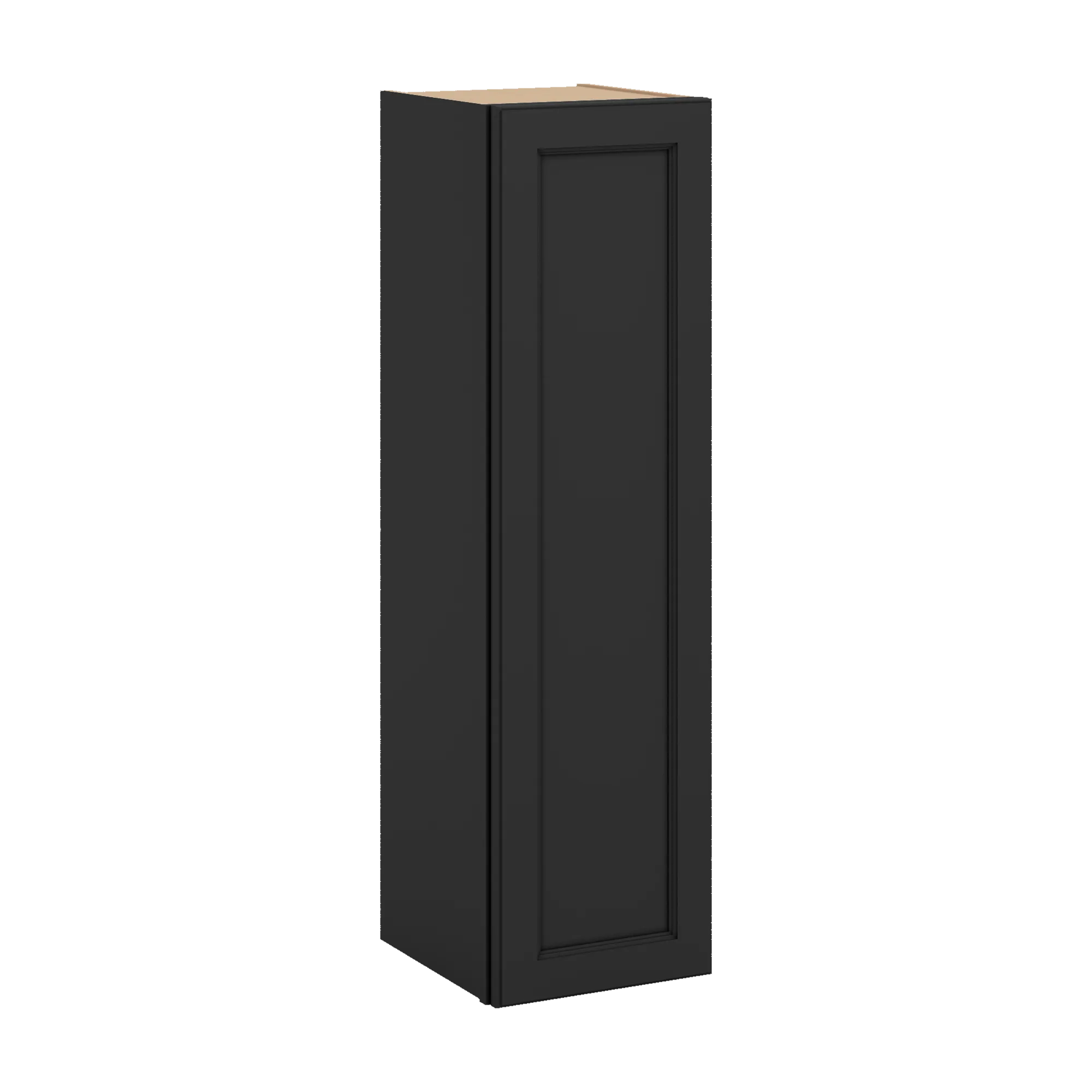 J&K Charcoal E2 Single Door Wall Cabinet - 12" W x 42" H