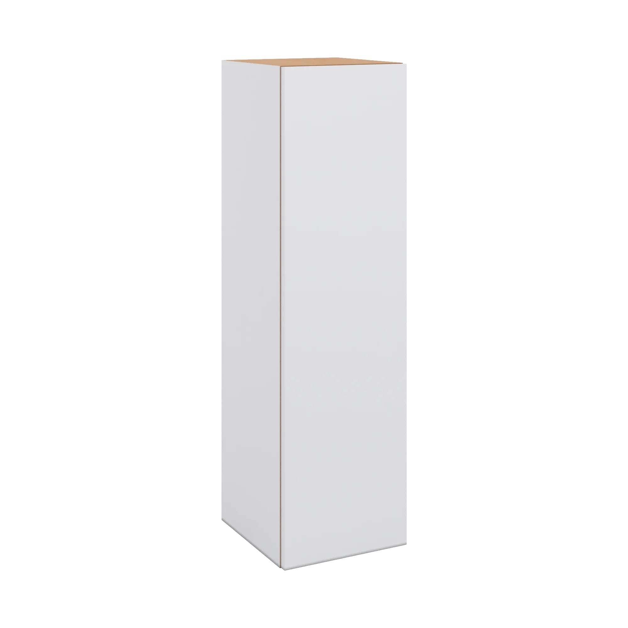 Modernform Cabinet Matte White 12" W X 42" H X 12" D Single Door Wall Cabinet