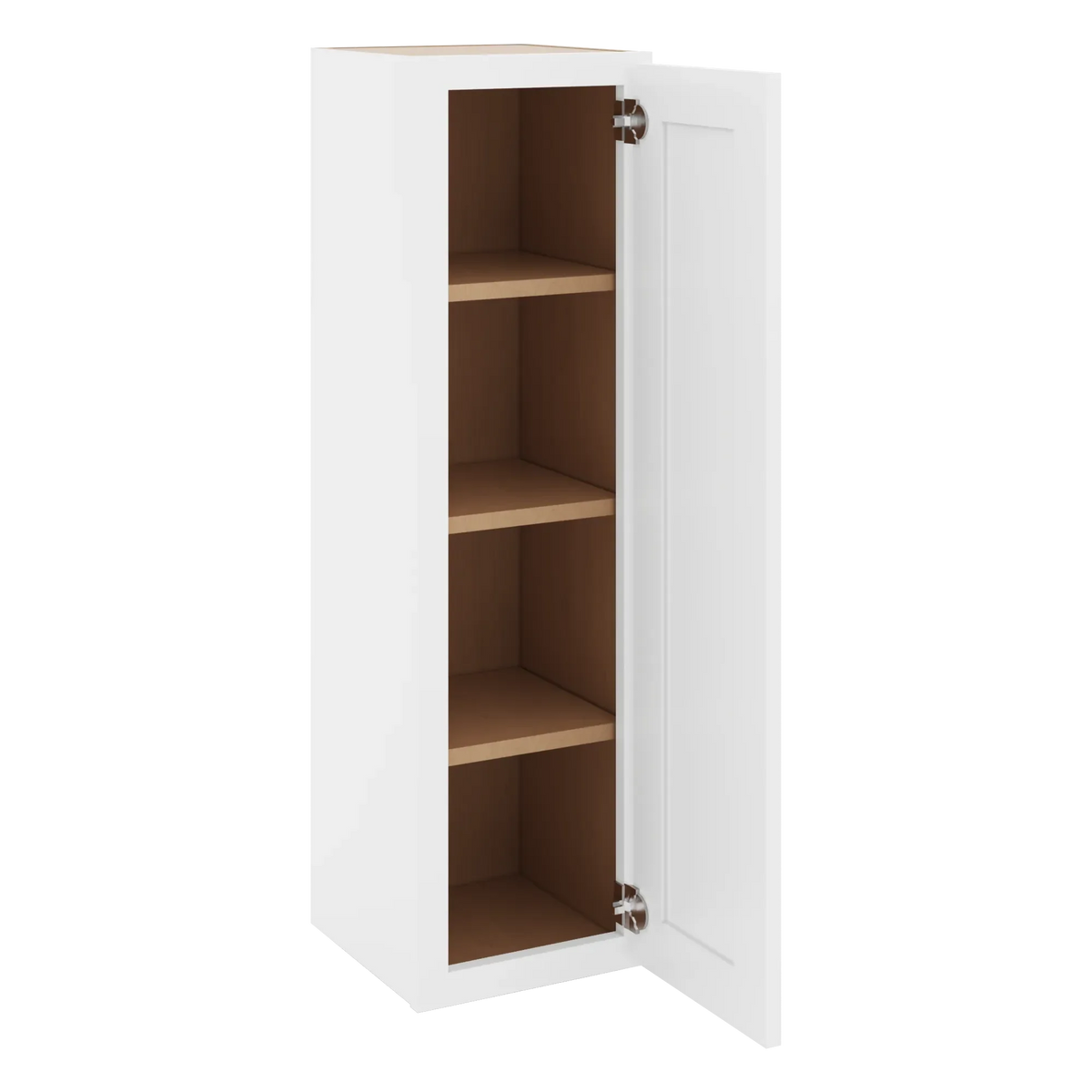 cnc luxor white 12 w x 42 h single door wall cabinet