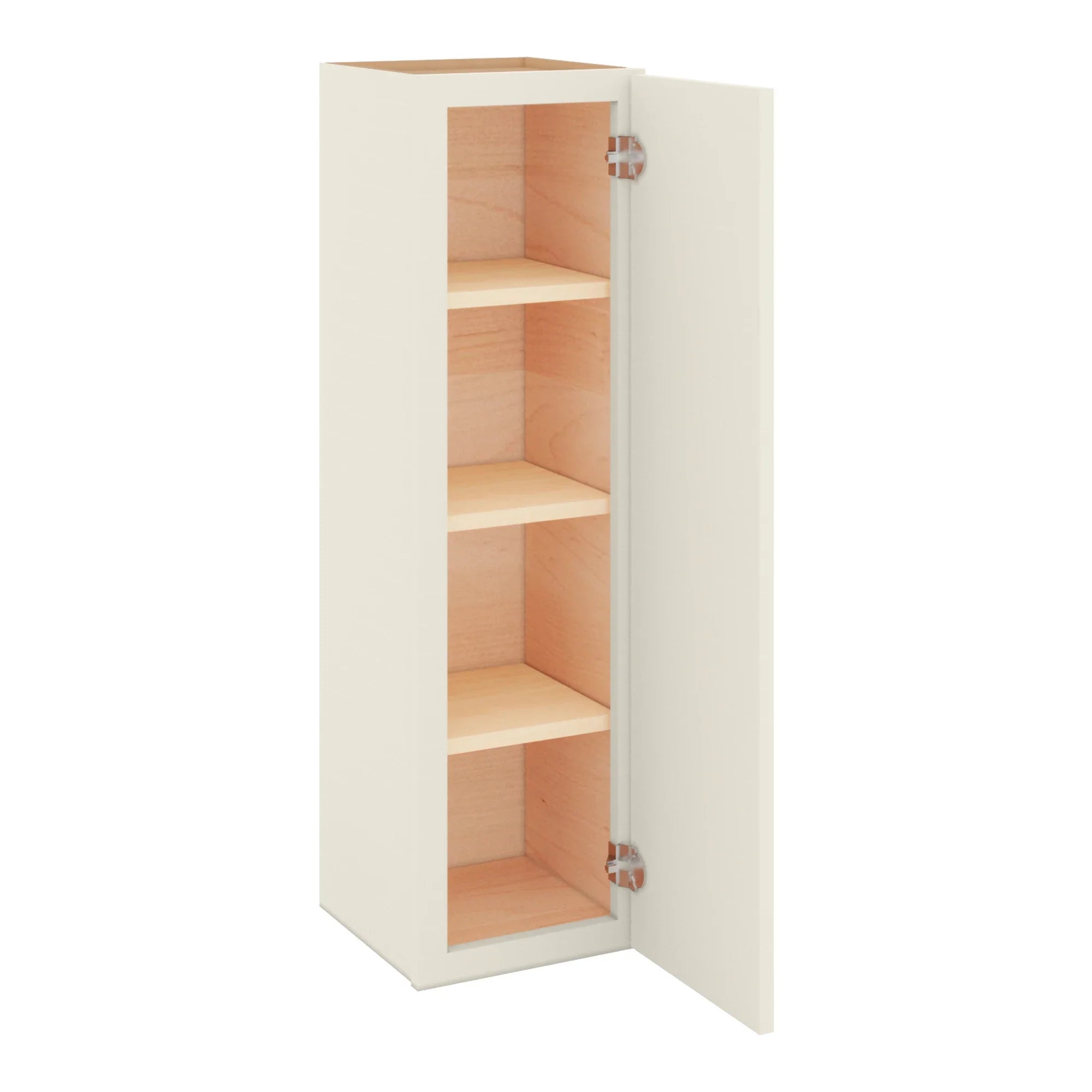 Modernform Cabinet Slim Dove White 12" W X 42" H X 12" D Single Door Wall Cabinet