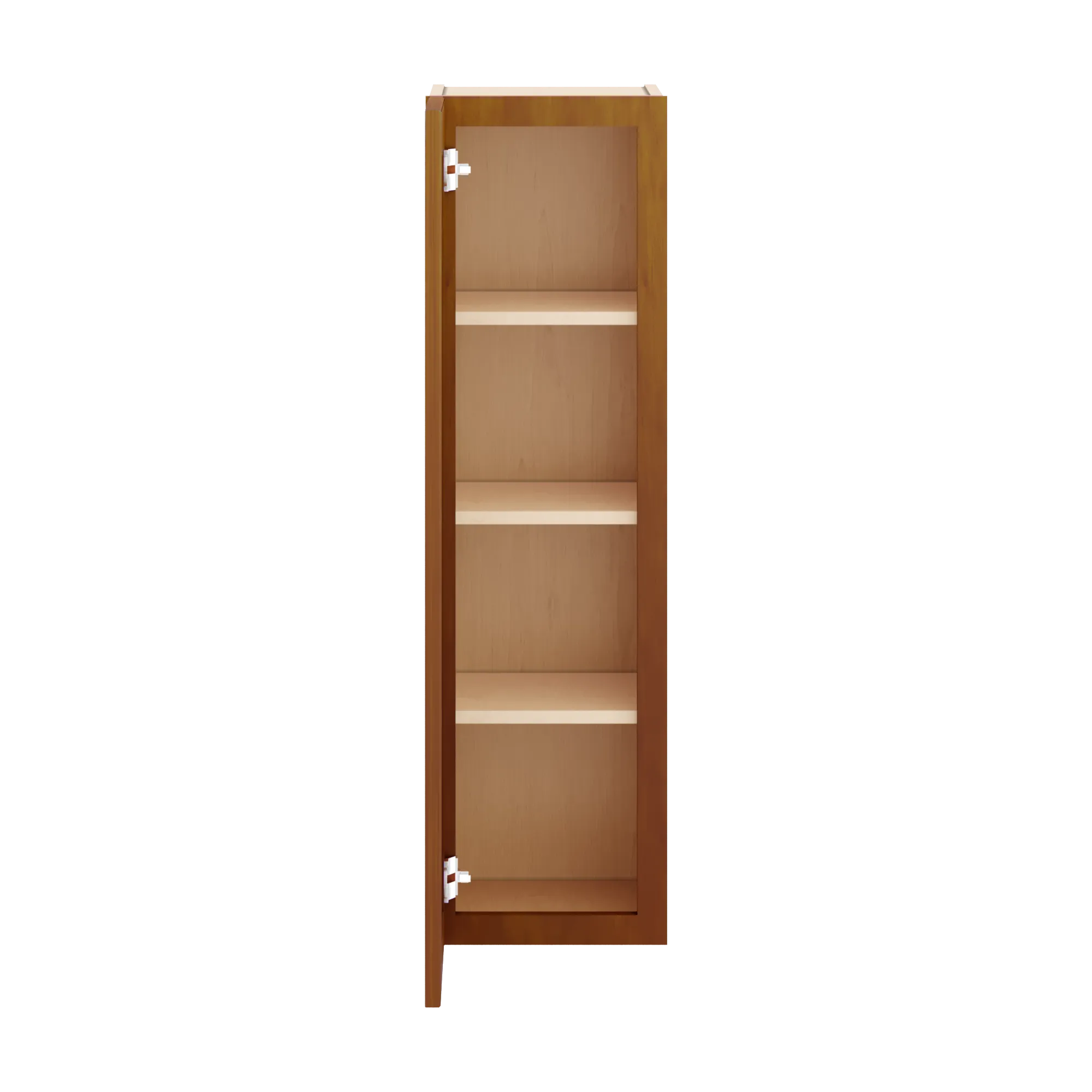 j k mocha glazed k10 single door wall cabinet 12 w x 42 h