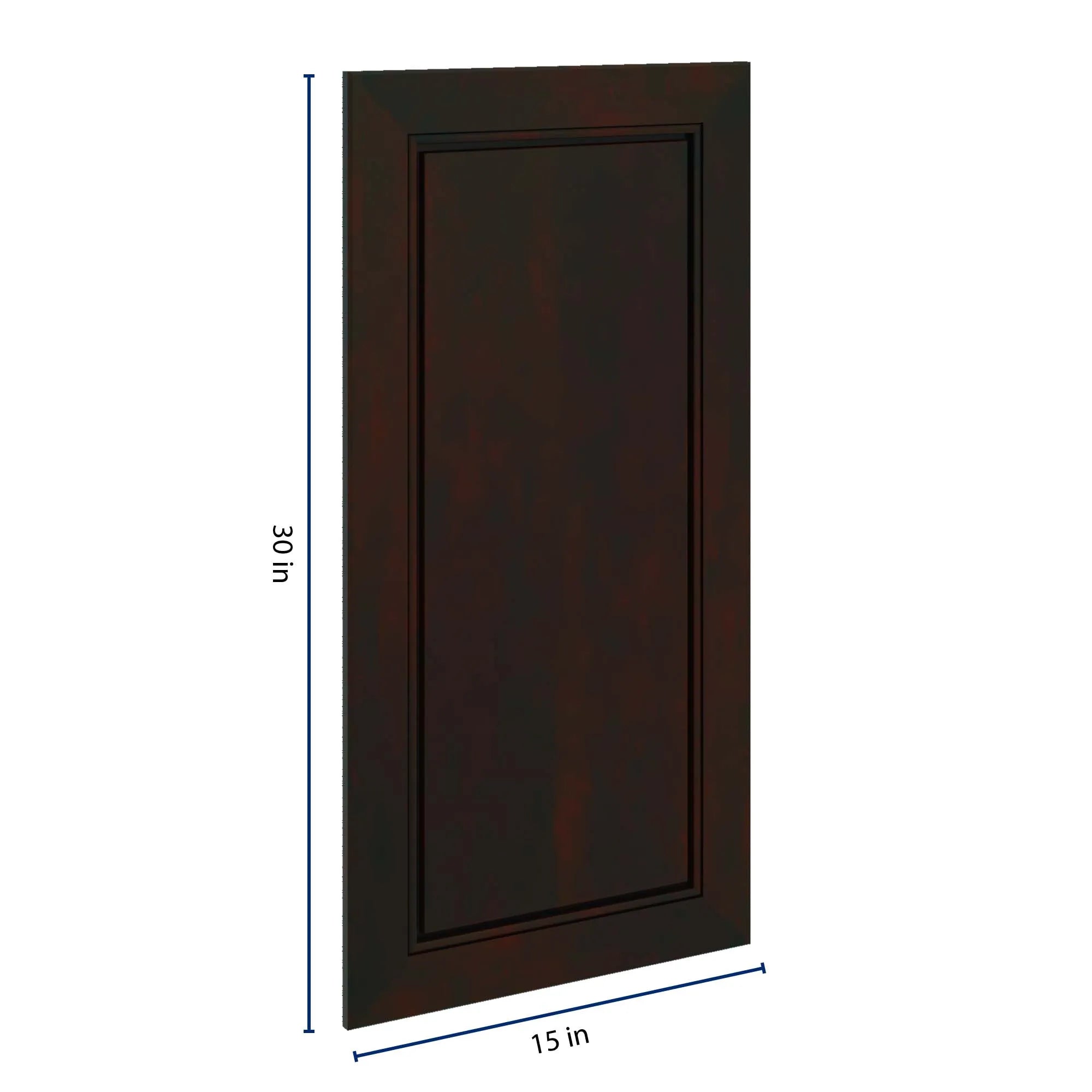 J&K Espresso K8 Dummy Door Panel 15" W x 30" H