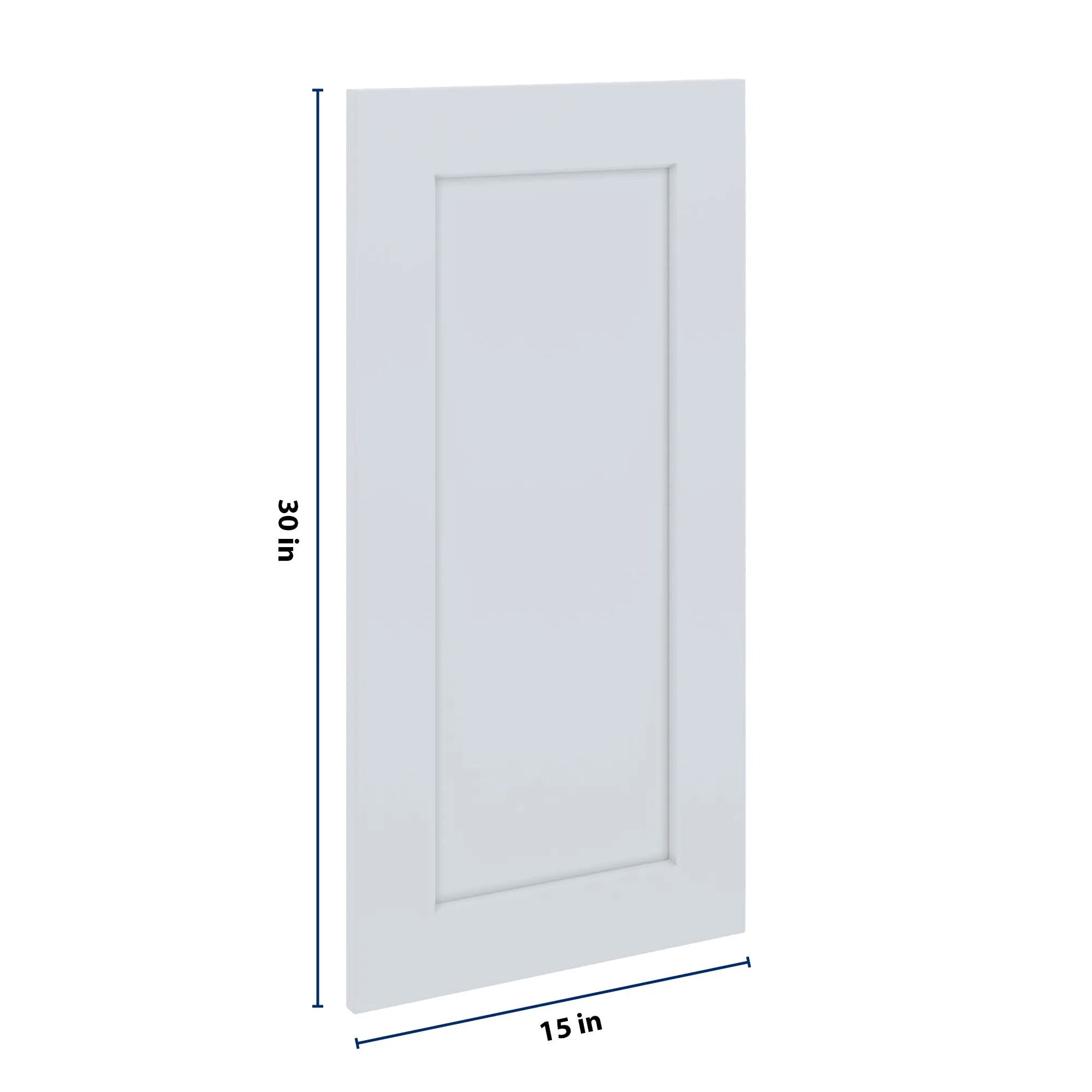 J&K White Shaker S8 Dummy Door Panel 15" W x 30" H