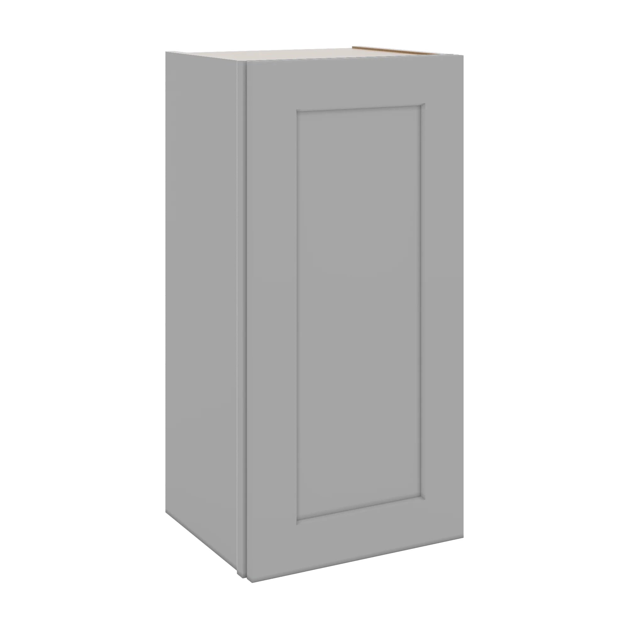 J&K Castle Grey S5 Single Door Wall Cabinet - 15" W x 30" H