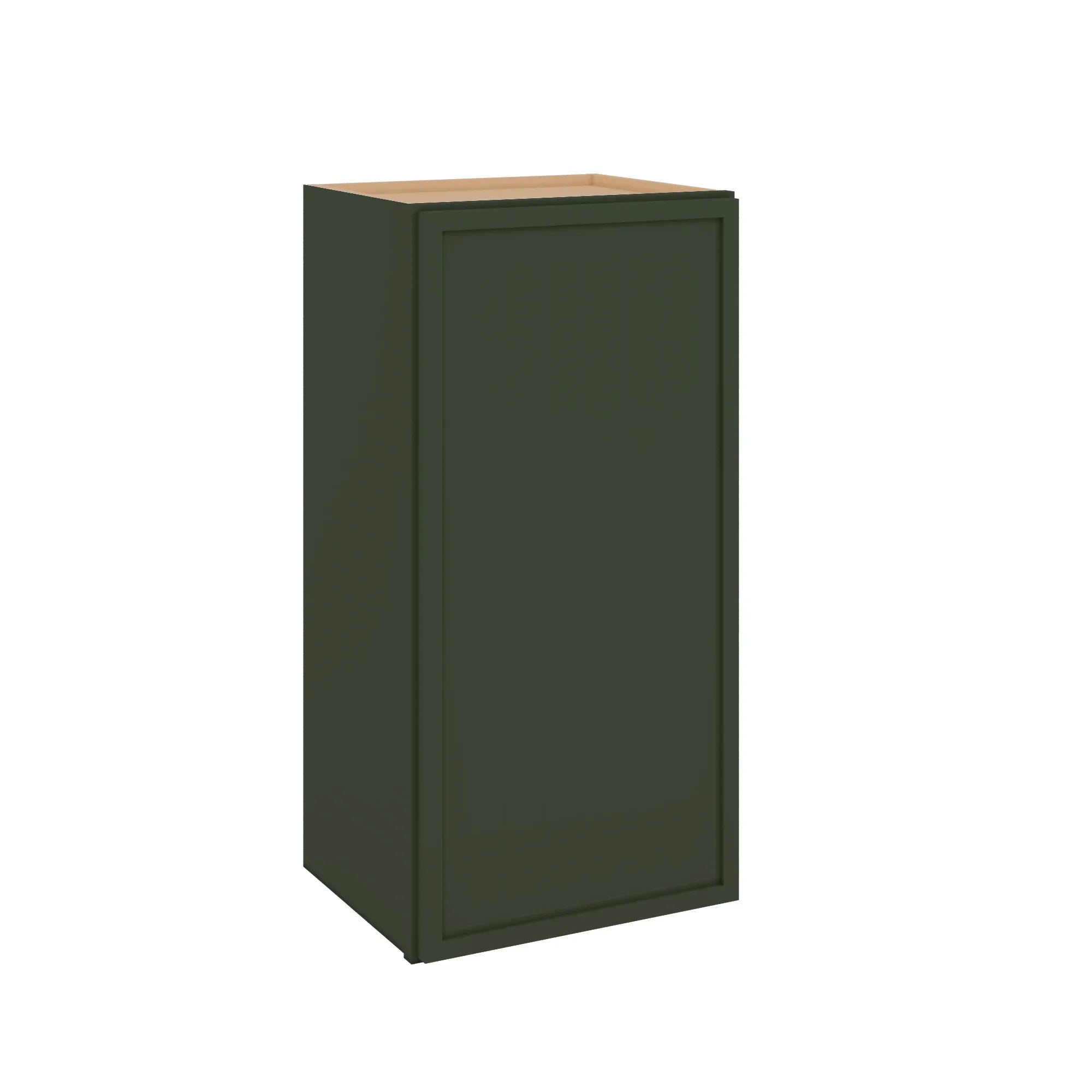 Modernform Cabinet Slim Sage Green 15" W X 30" H X 12" D Single Door Wall Cabinet