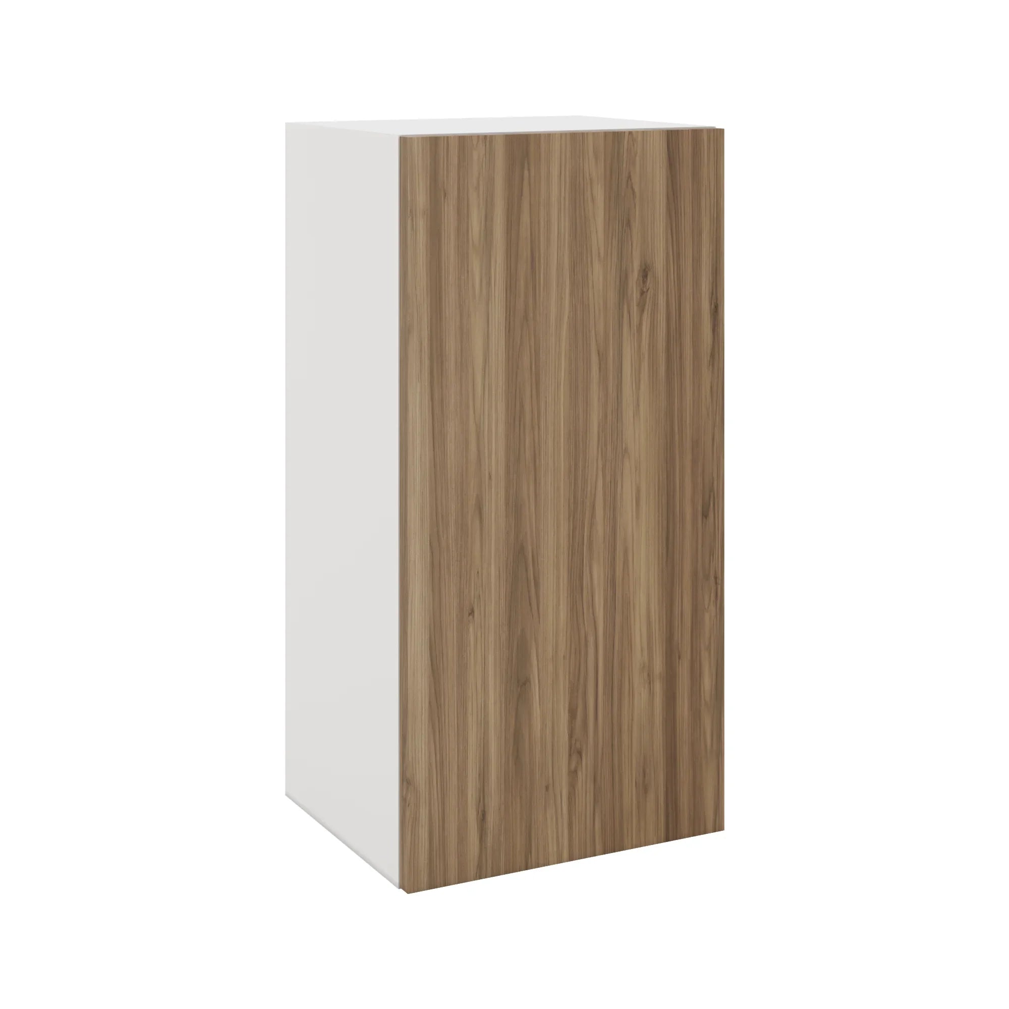 Modernform Cabinet Walnut 15" W X 30" H X 12" D Single Door Wall Cabinet