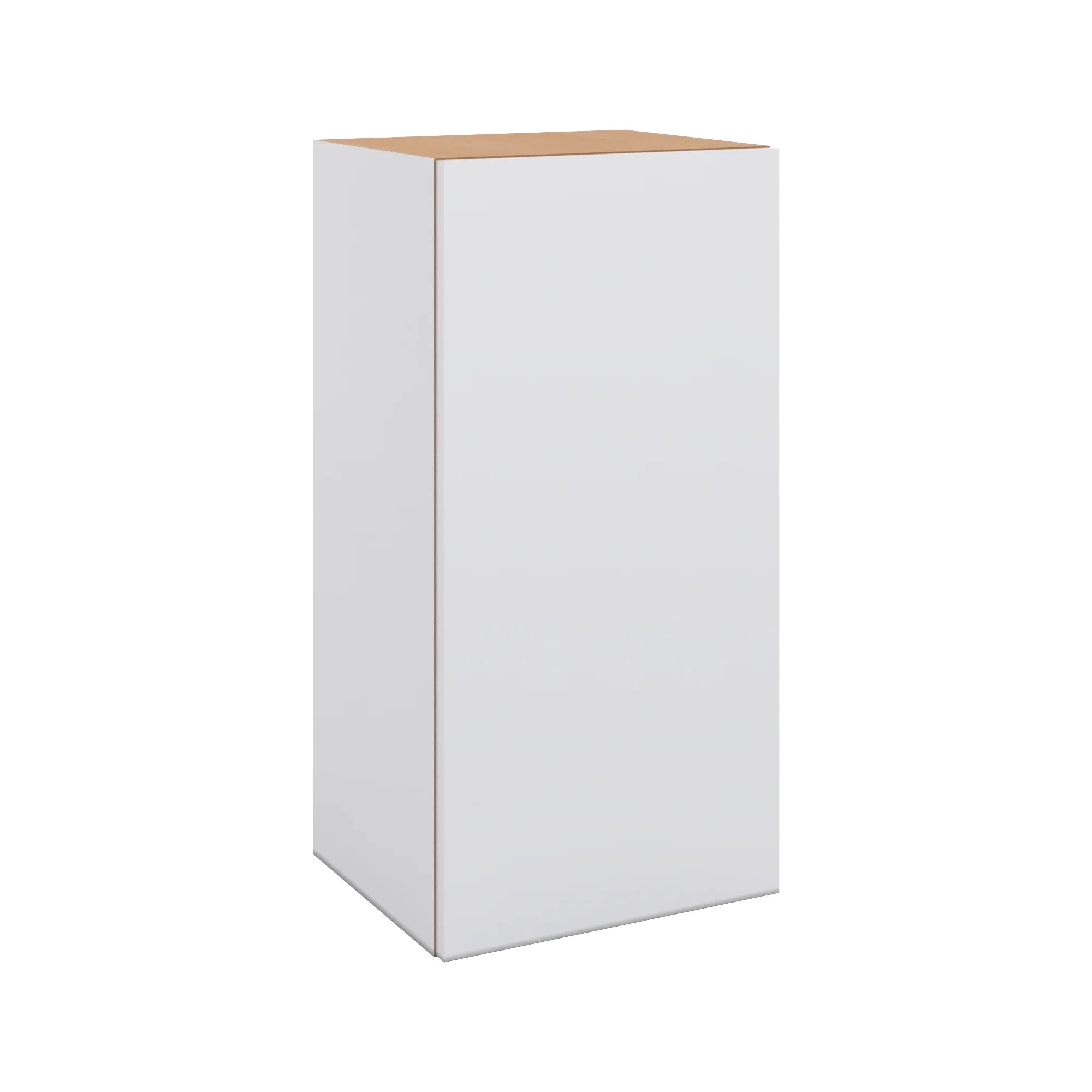 Modernform Cabinet Matte White 15" W X 30" H X 12" D Single Door Wall Cabinet
