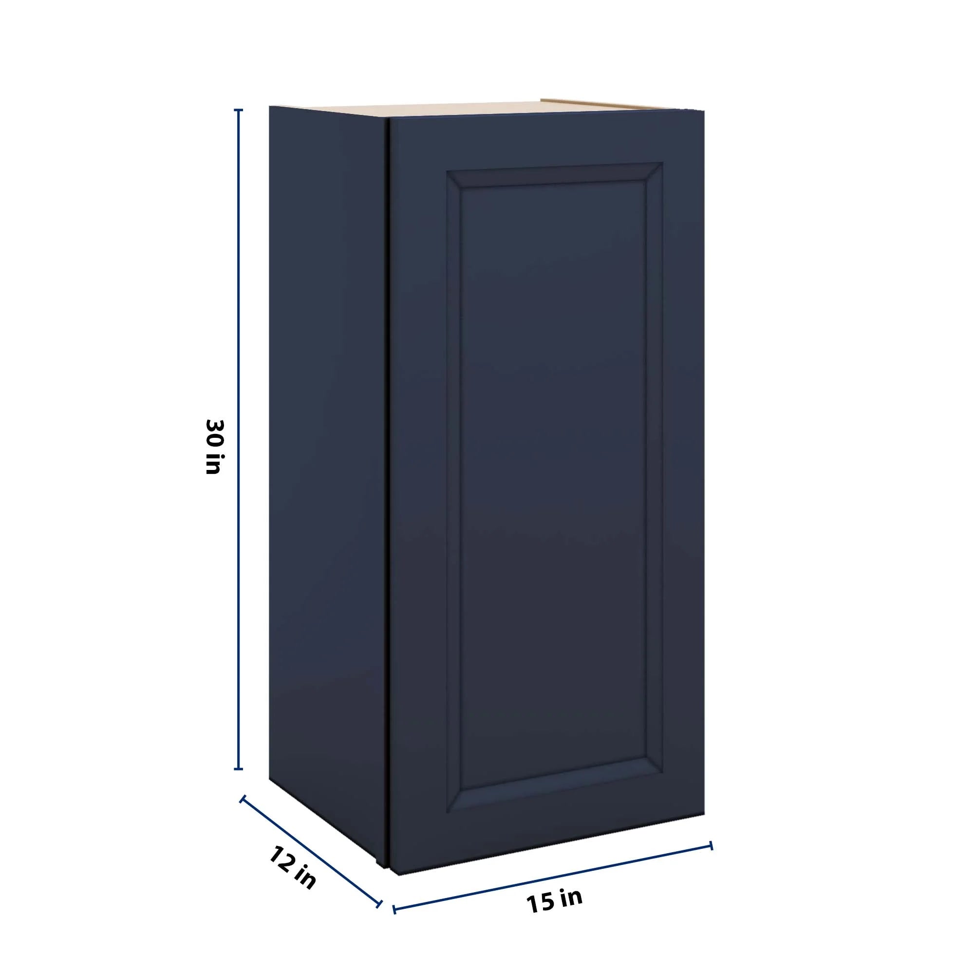J&K Naval B7 Single Door Wall Cabinet - 15" W x 30" H