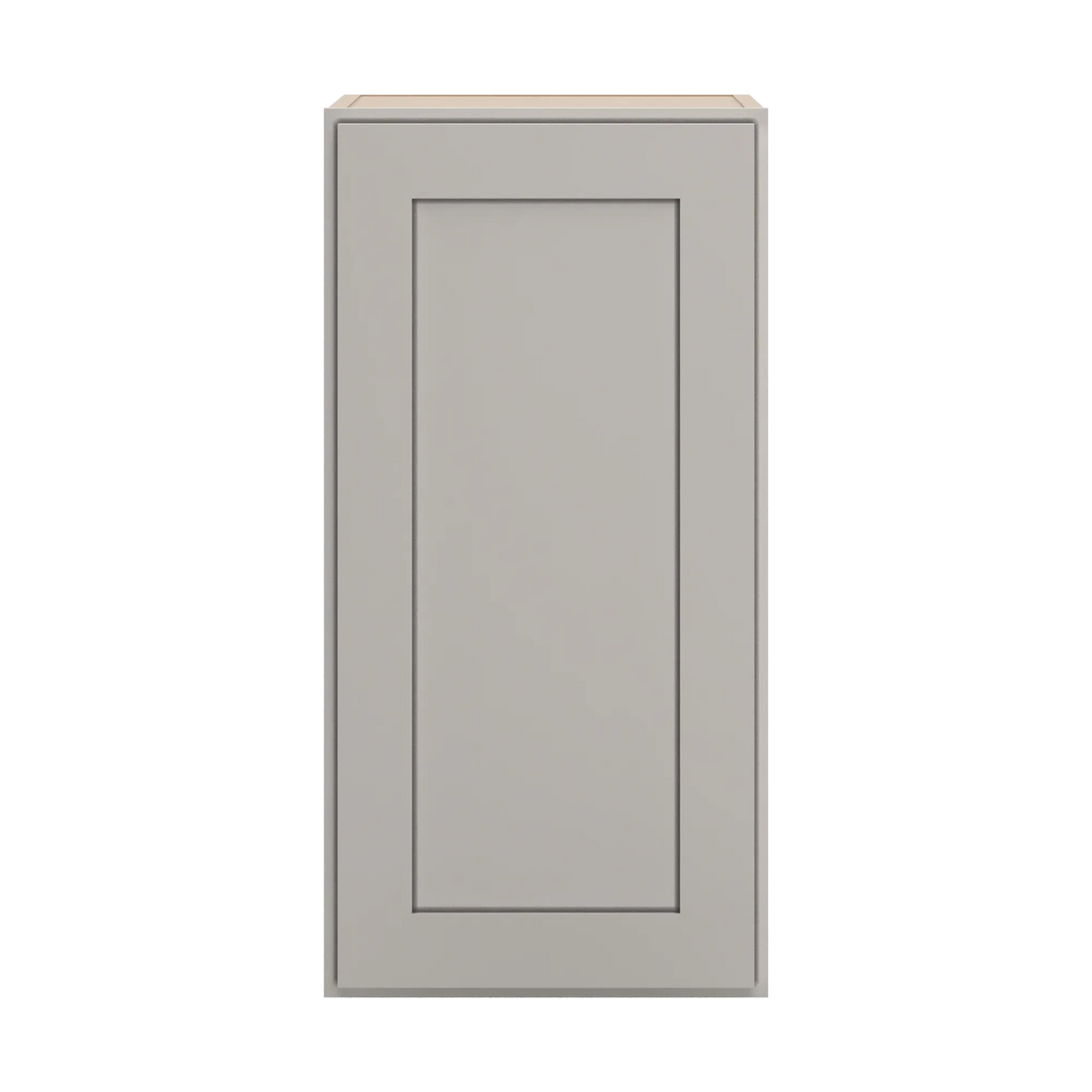 cnc luxor 5 piece misty grey 15 w x 30 h single door wall cabinet