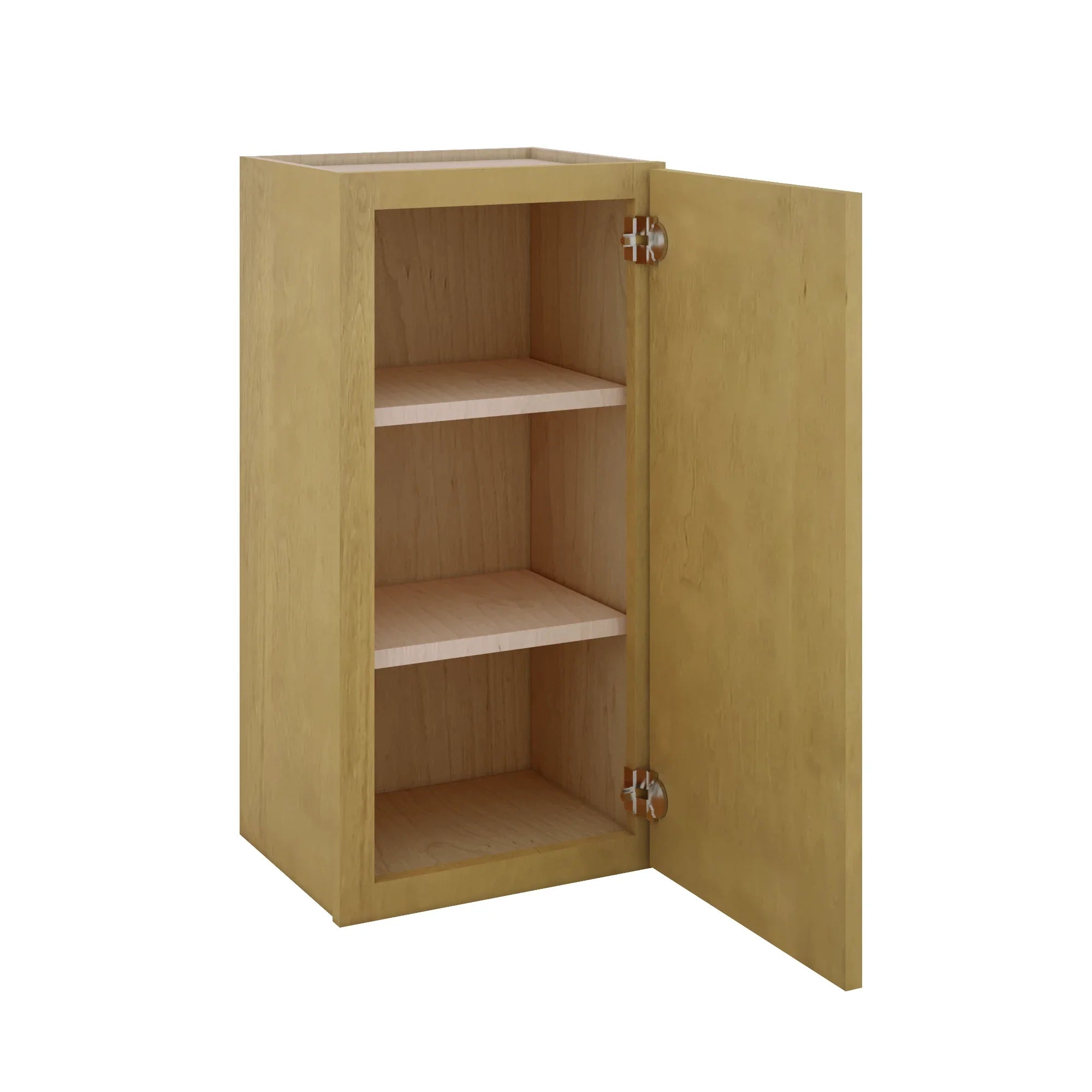 Modernform Cabinet Natural Shaker 15" W X 30" H X 12" D Single Door Wall Cabinet