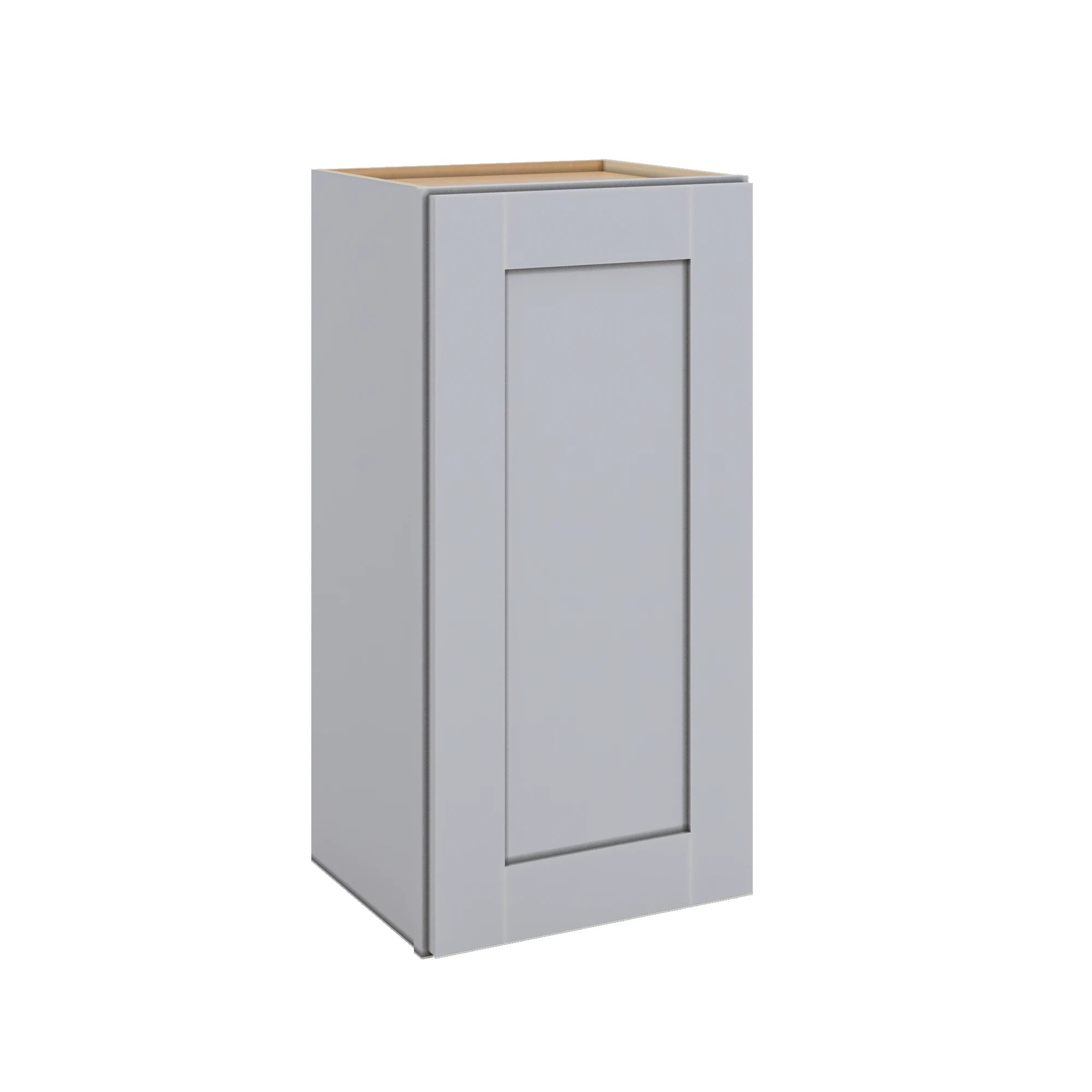 Modernform Cabinet Grey Shaker 15" W X 30" H X 12" D Single Door Wall Cabinet