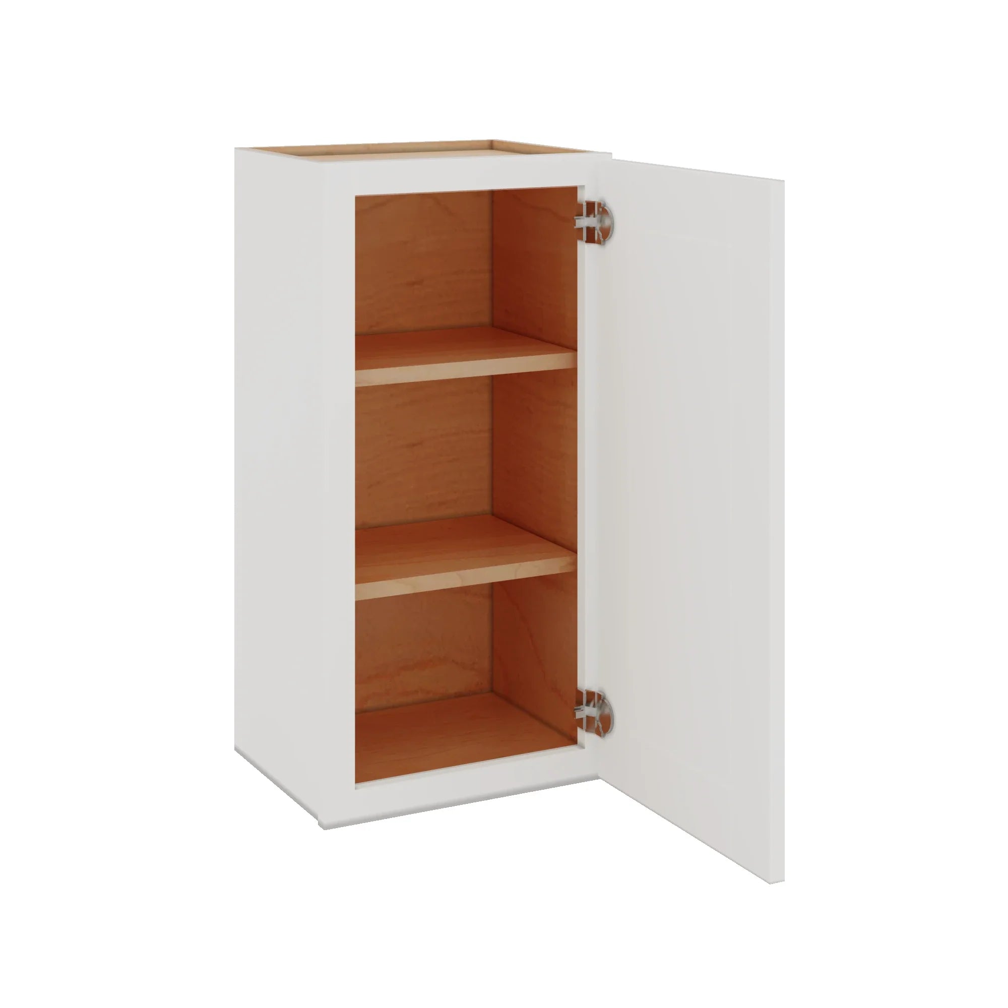 Modernform Cabinet White Shaker 15" W X 30" H X 12" D Single Door Wall Cabinet