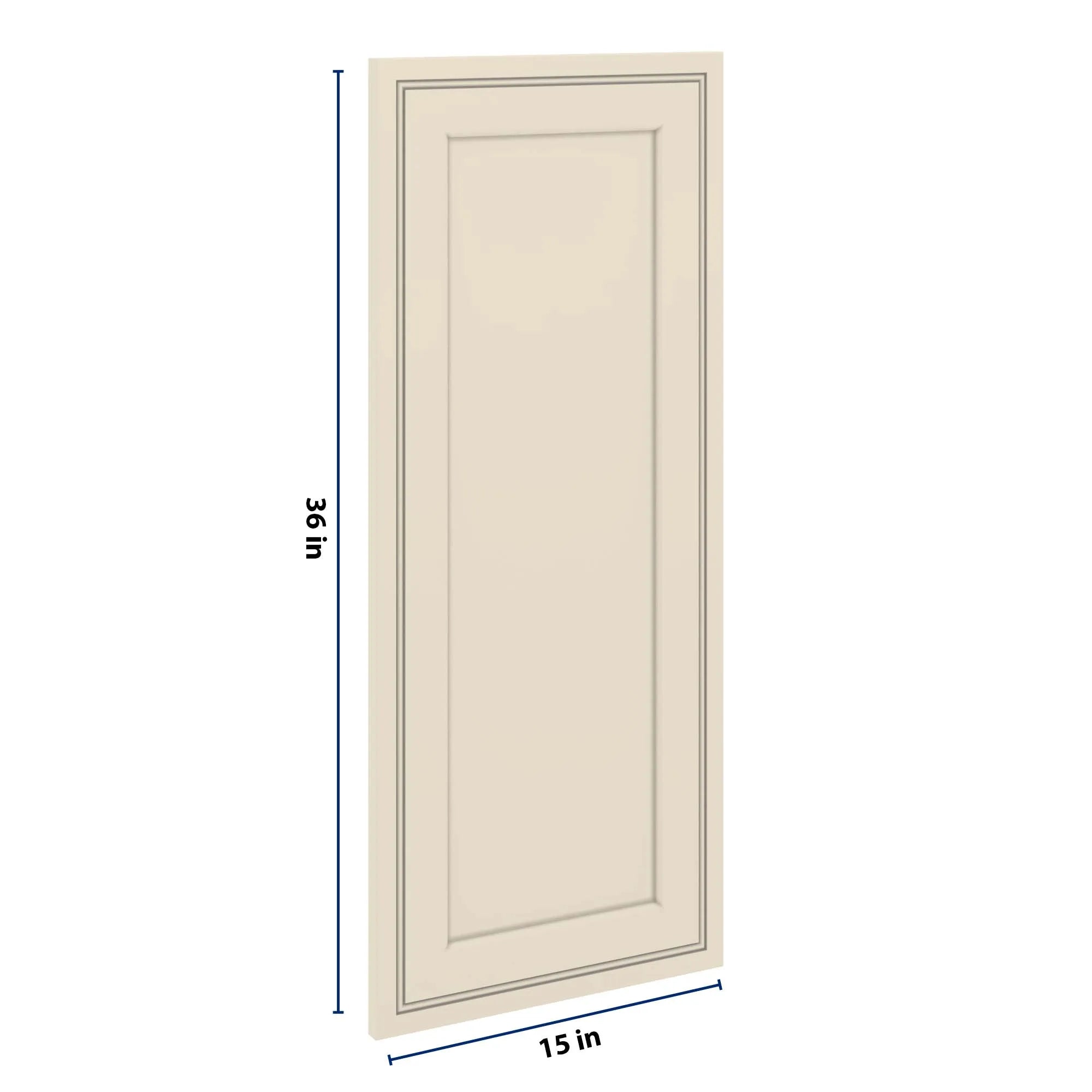 J&K Pearl Glazed H9 Dummy Door Panel 15" W x 36" H