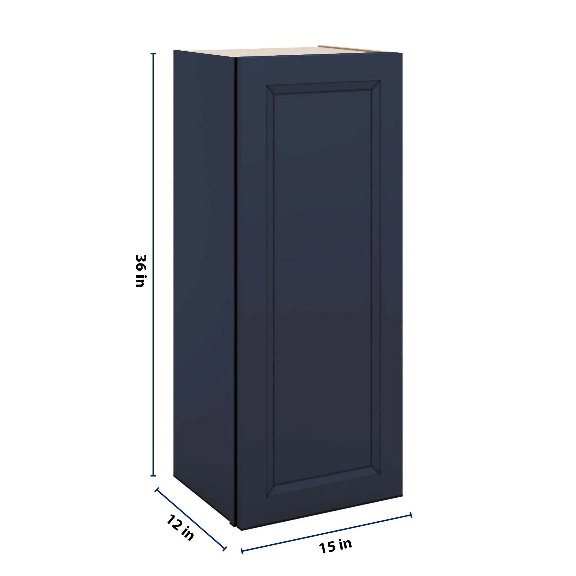 J&K Naval B7 Single Door Wall Cabinet - 15" W x 36" H