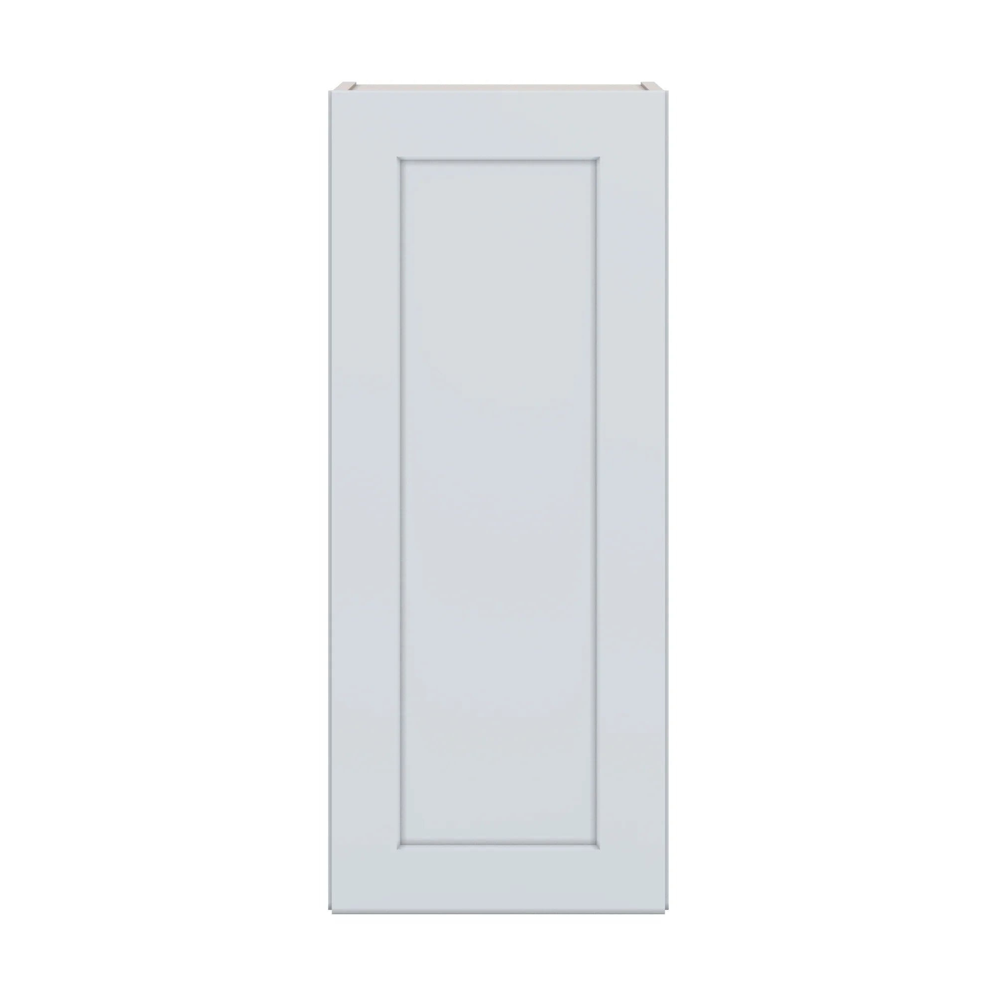 J&K White Shaker S8 Single Door Wall Cabinet 15" W x 36" H