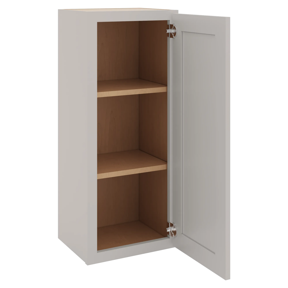 cnc luxor 5 piece misty grey 15 w x 36 h single door wall cabinet