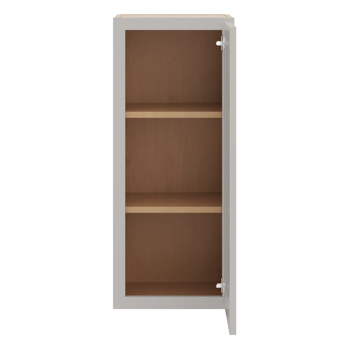 cnc luxor 5 piece misty grey 15 w x 36 h single door wall cabinet