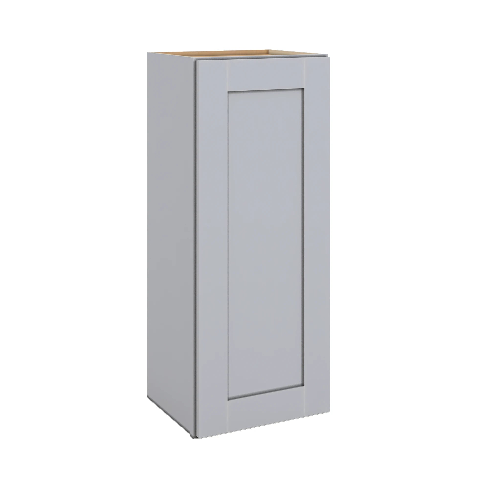 Modernform Cabinet Grey Shaker 15" W X 36" H X 12" D Single Door Wall Cabinet