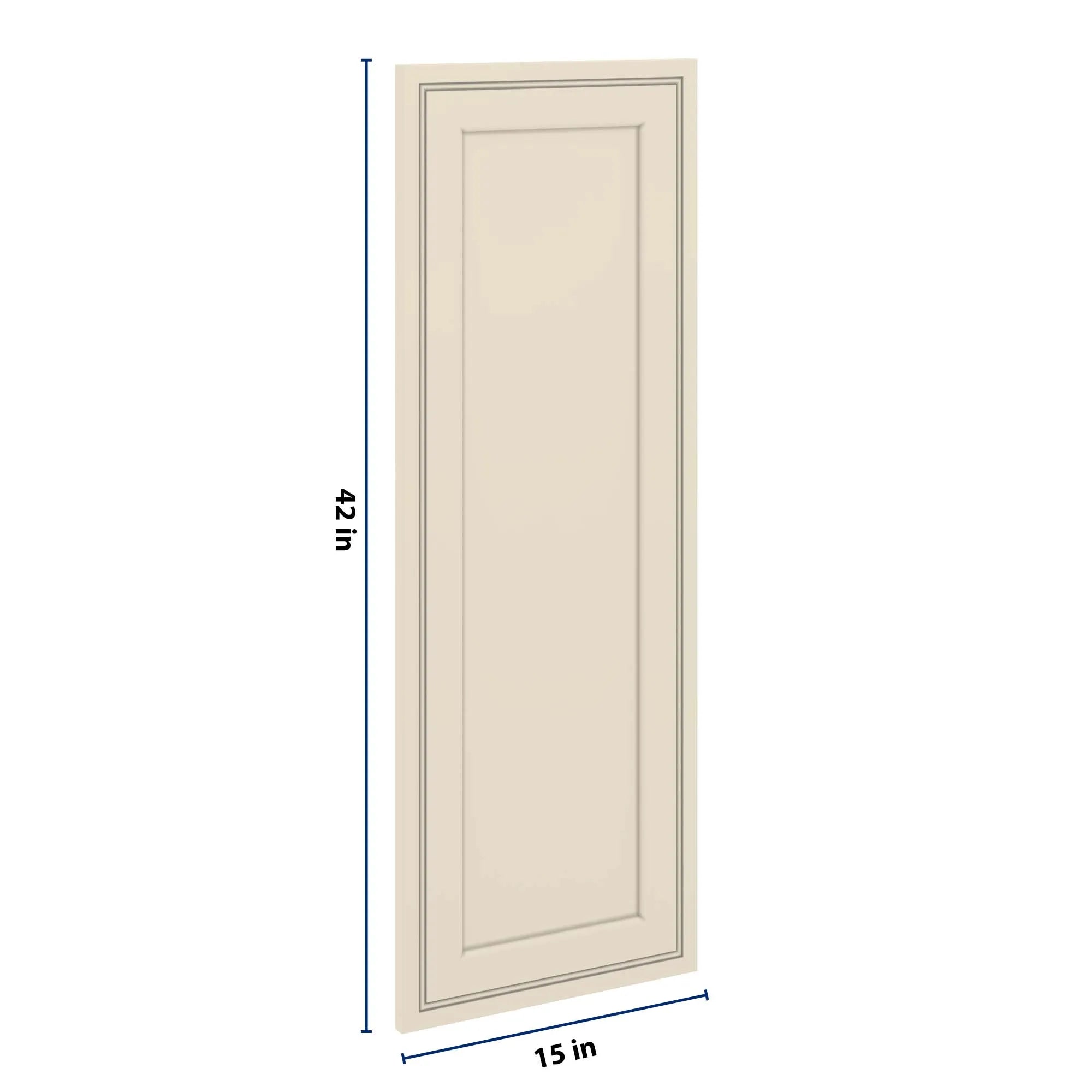 J&K Pearl Glazed H9 Dummy Door Panel 15" W x 42" H