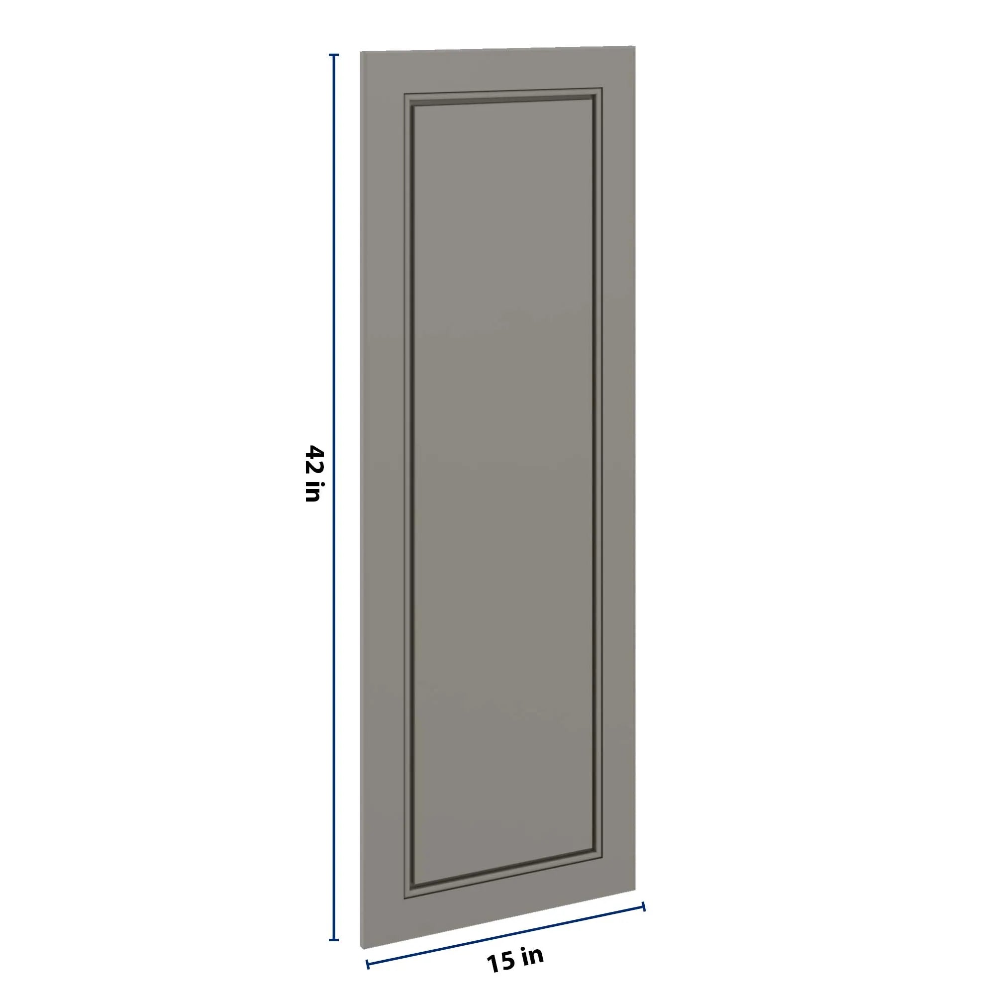 J&K Greige K3 Dummy Door Panel 15" W x 42" H