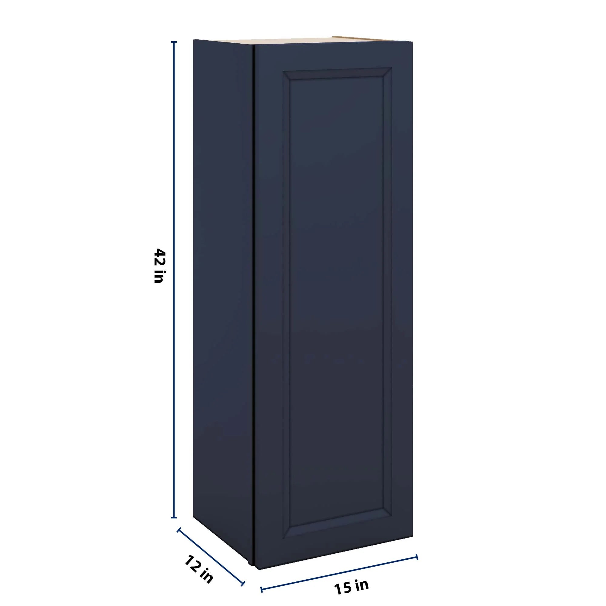 J&K Naval B7 Single Door Wall Cabinet - 15" W x 42" H
