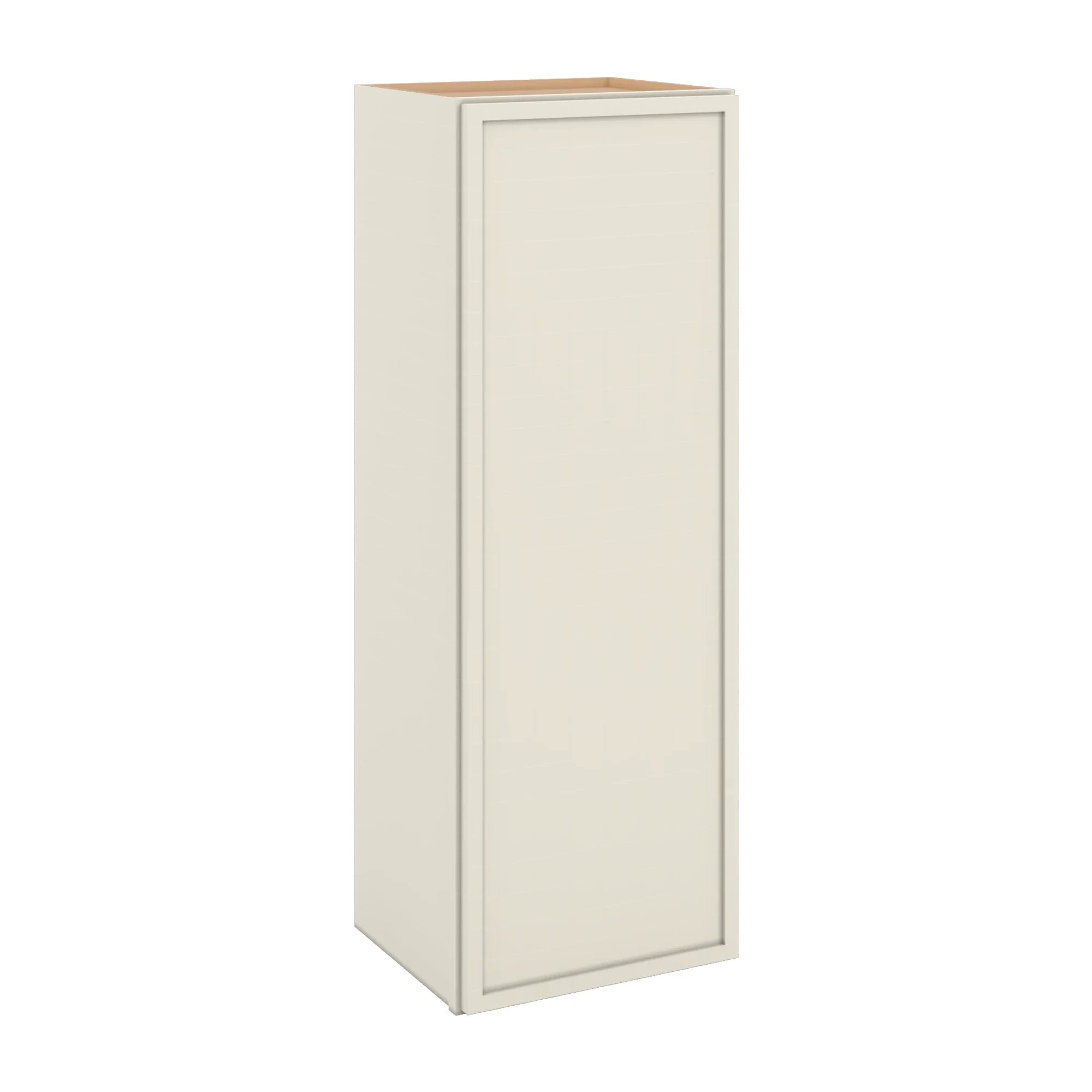 Modernform Cabinet Slim Dove White 15" W X 42" H X 12" D Single Door Wall Cabinet