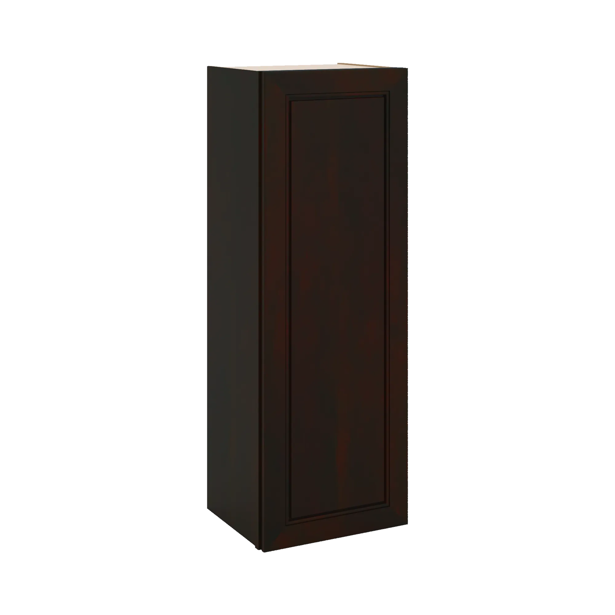 J&K Espresso K8 Single Door Wall Cabinet - 15" W x 42" H
