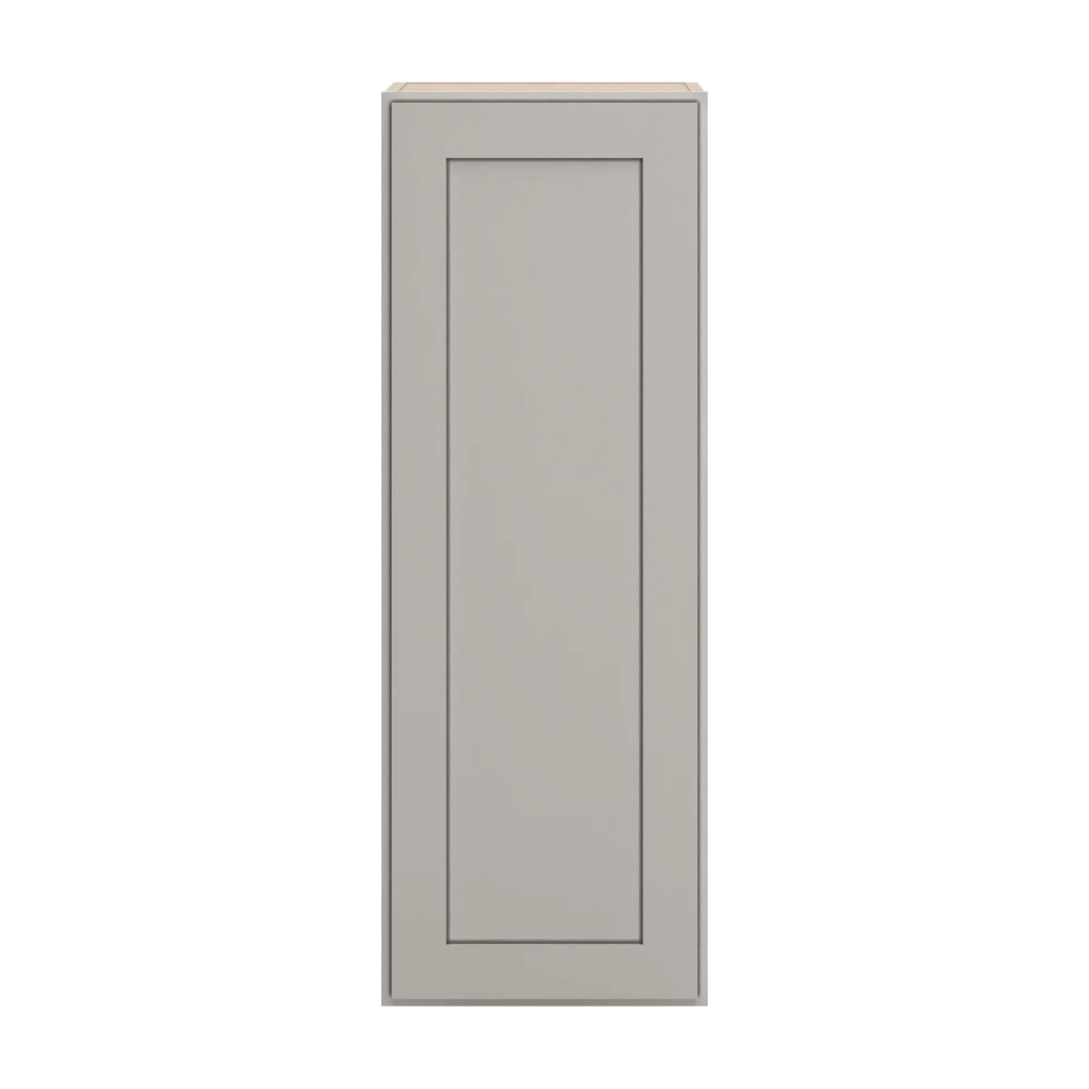cnc luxor misty grey 15 w x 42 h single door wall cabinet