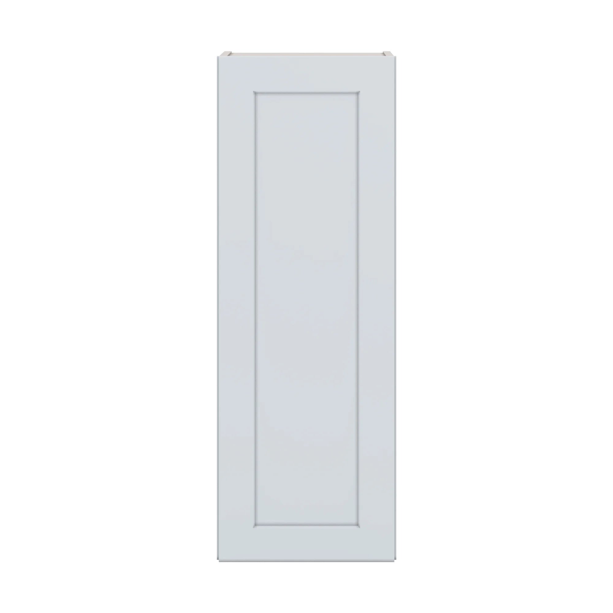 J&K White Shaker S8 Single Door Wall Cabinet 15" W x 42" H