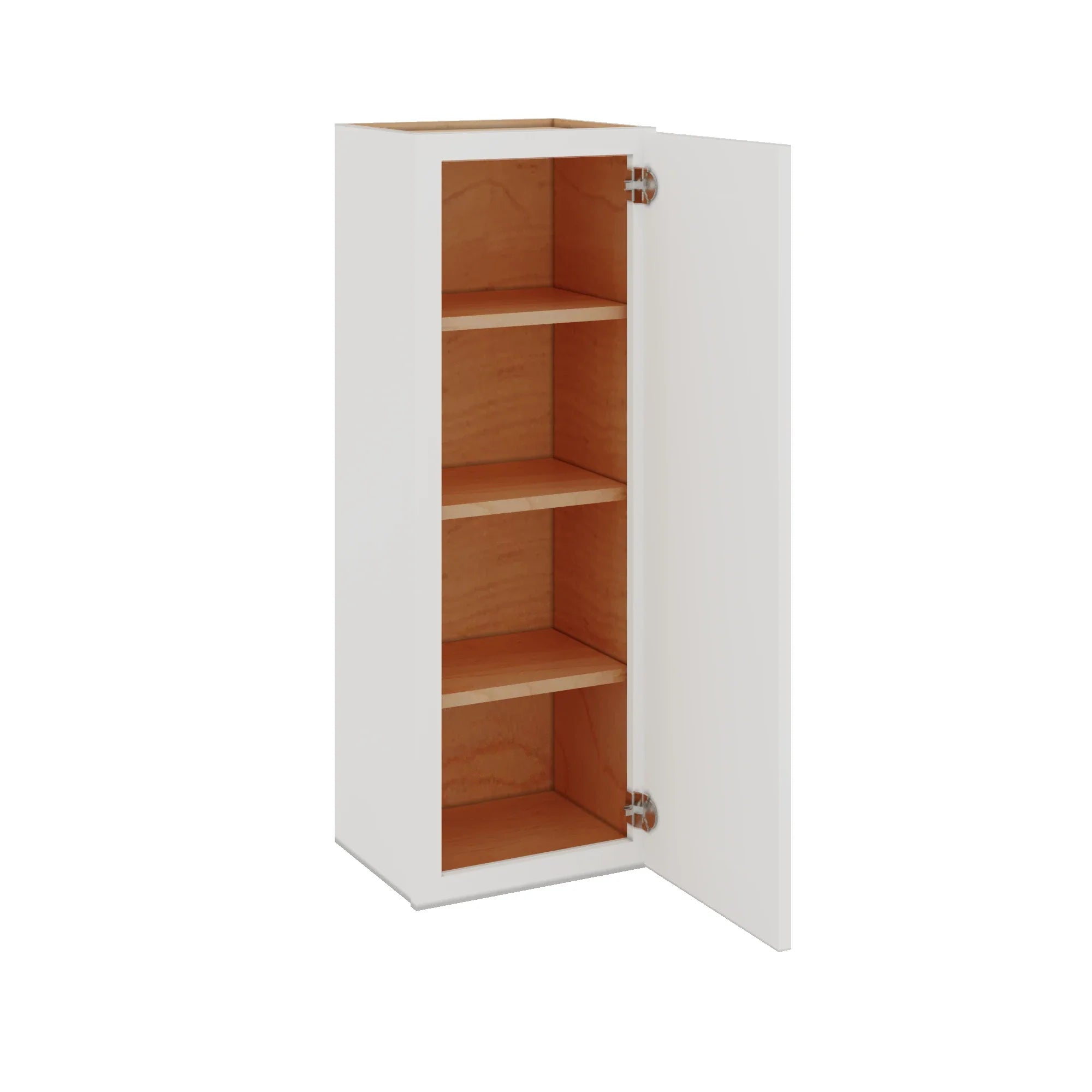 Modernform Cabinet White Shaker 15" W X 42" H X 12" D Single Door Wall Cabinet