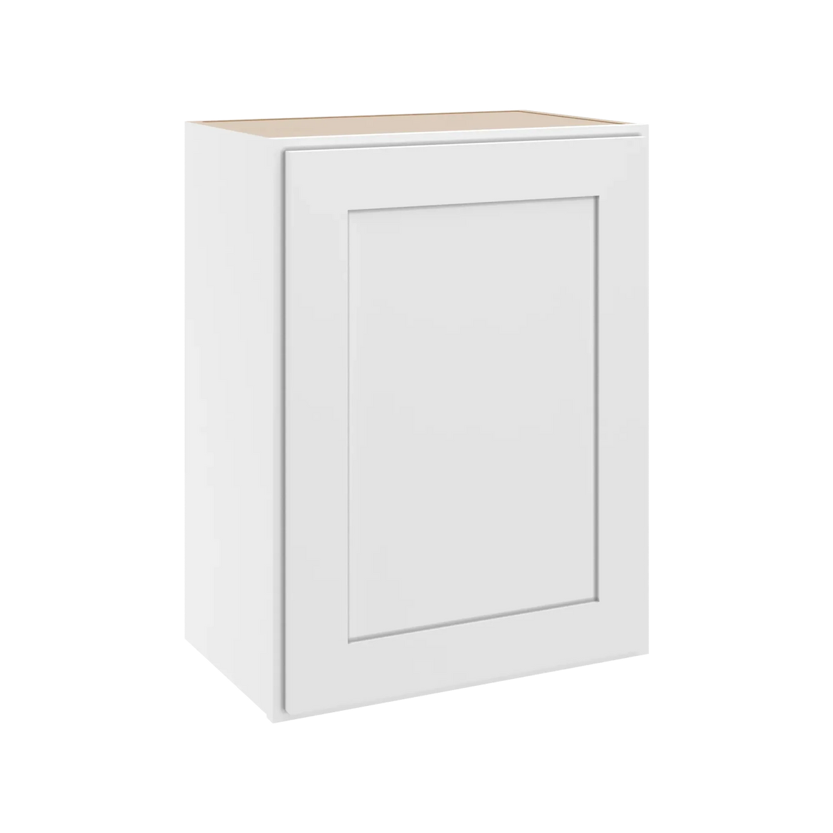cnc luxor white 18 w x 24 h single door wall cabinet